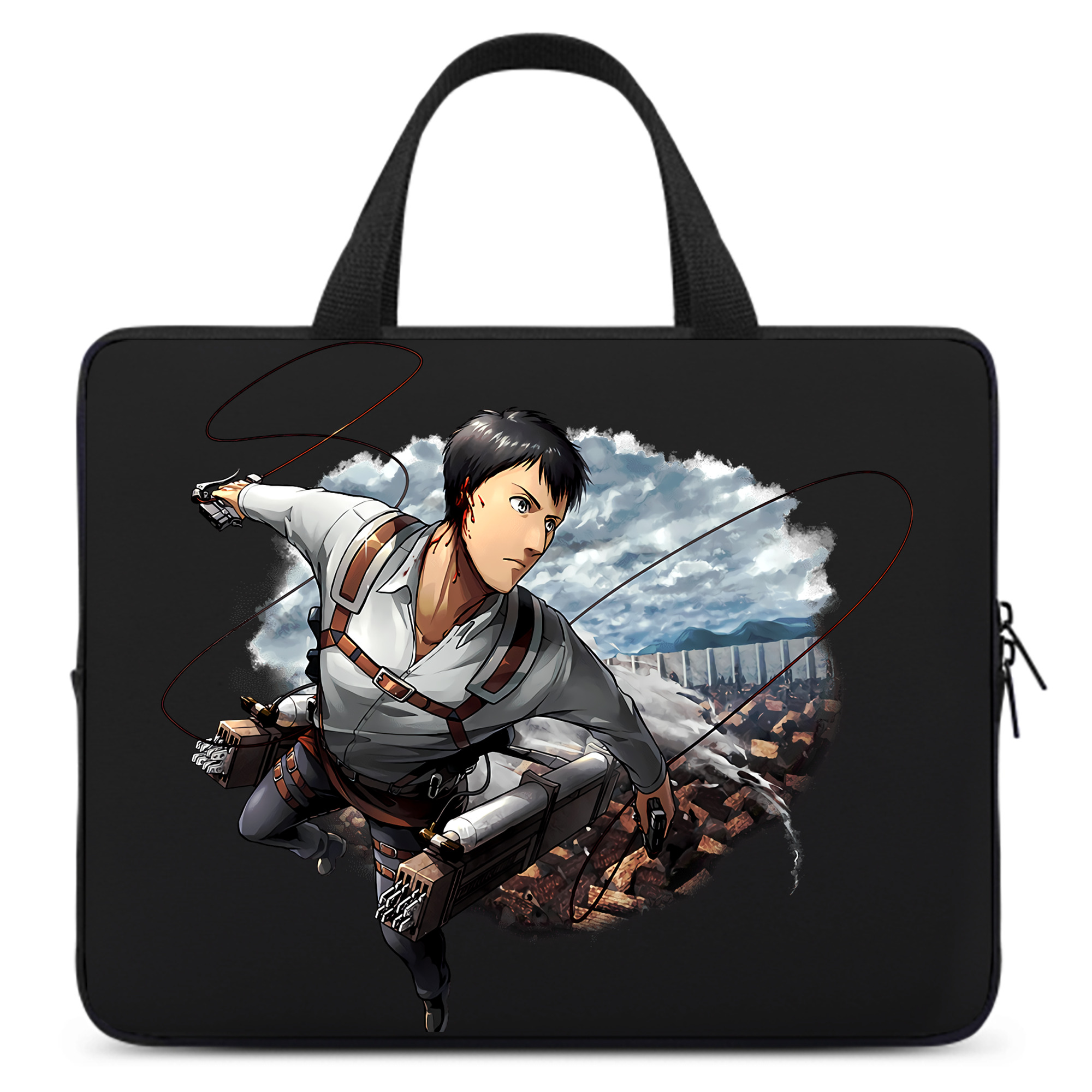 （画像用） 進撃の巨人 ベルトルト・フーバー Attack on Titan Bertholdt Hoover 手提げノートパソコンバッグ