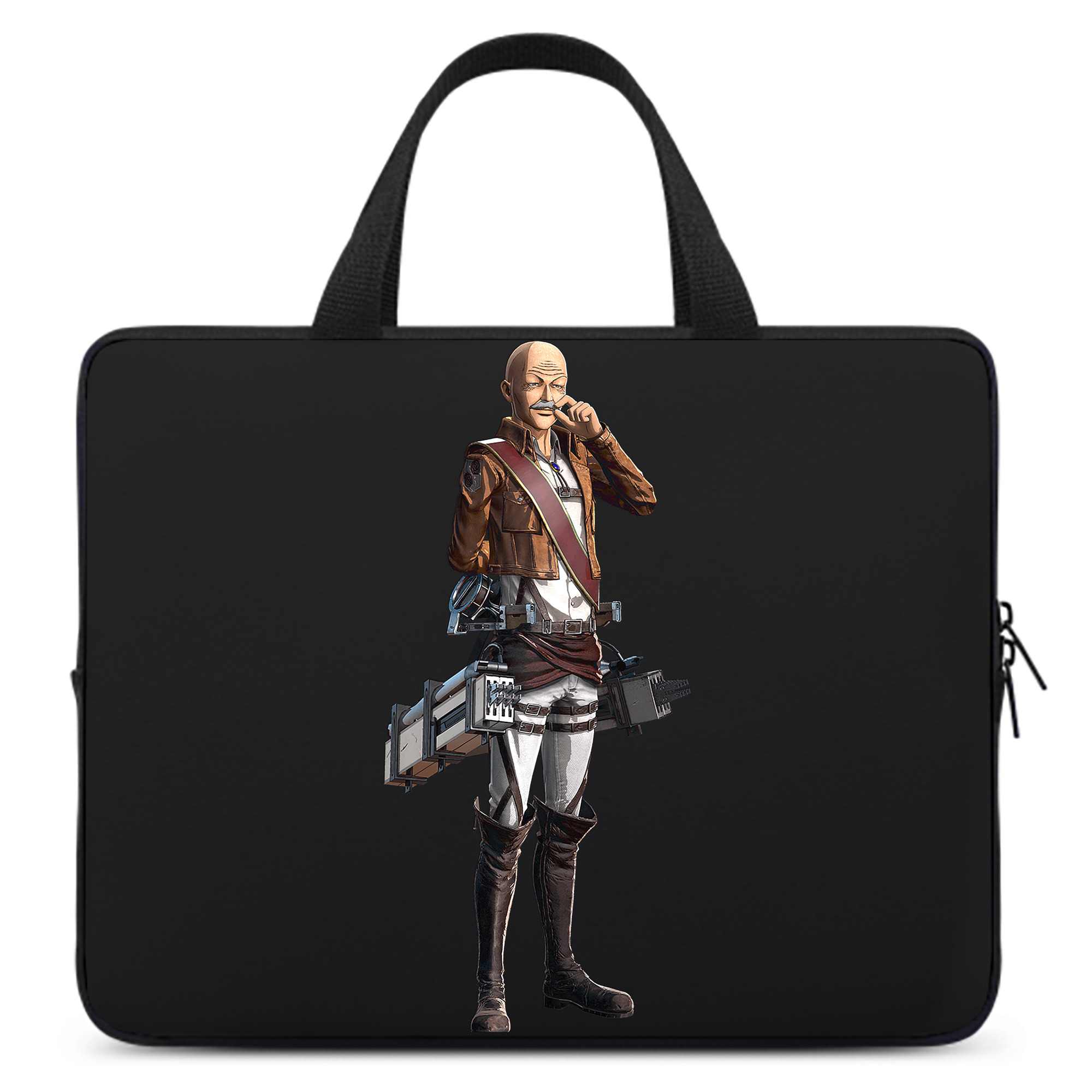 （画像用） 進撃の巨人 ドット·ピクシス Attack on Titan Dot Pixis 手提げノートパソコンバッグ
