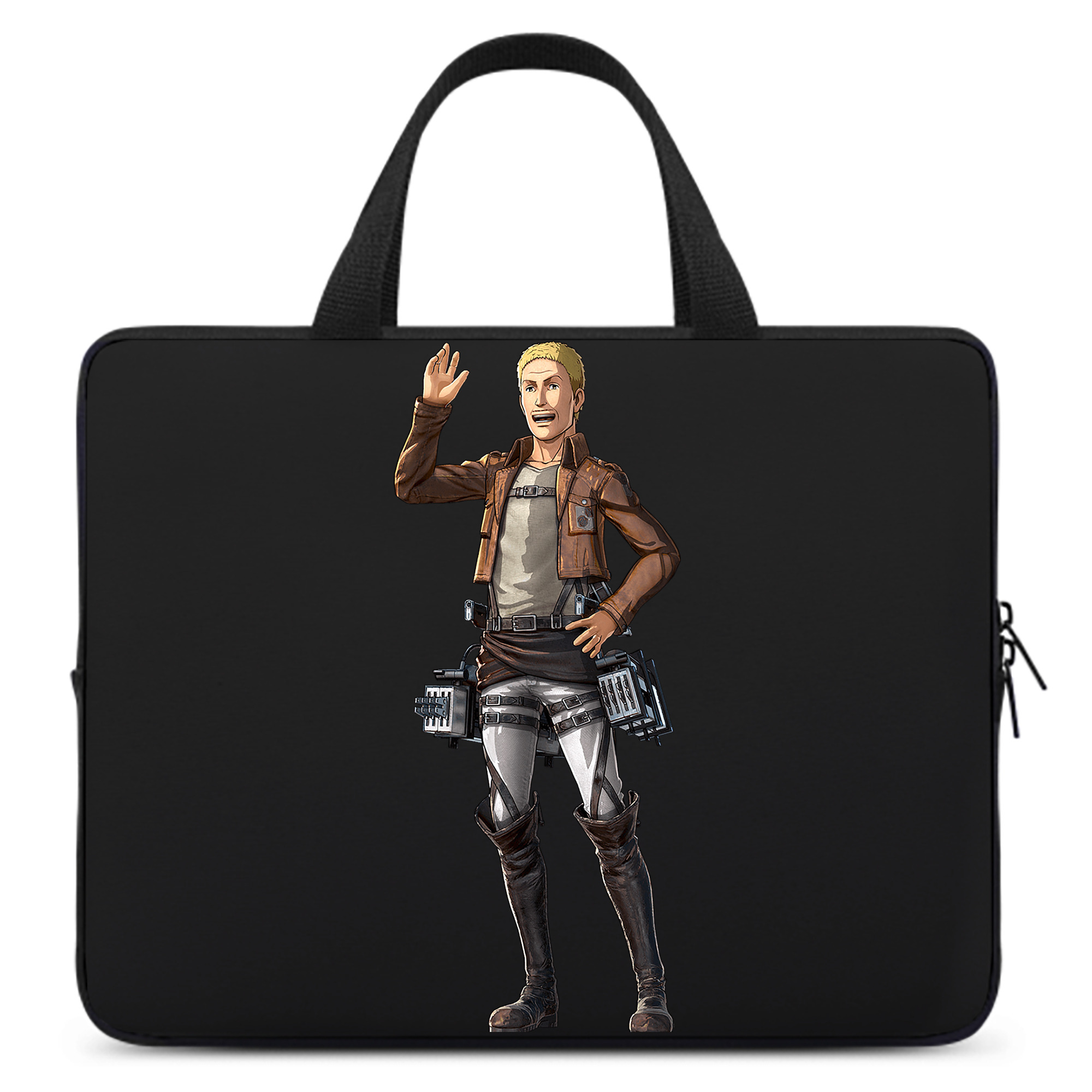 （画像用） 進撃の巨人 ハンネス Attack on Titan Hannes 手提げノートパソコンバッグ