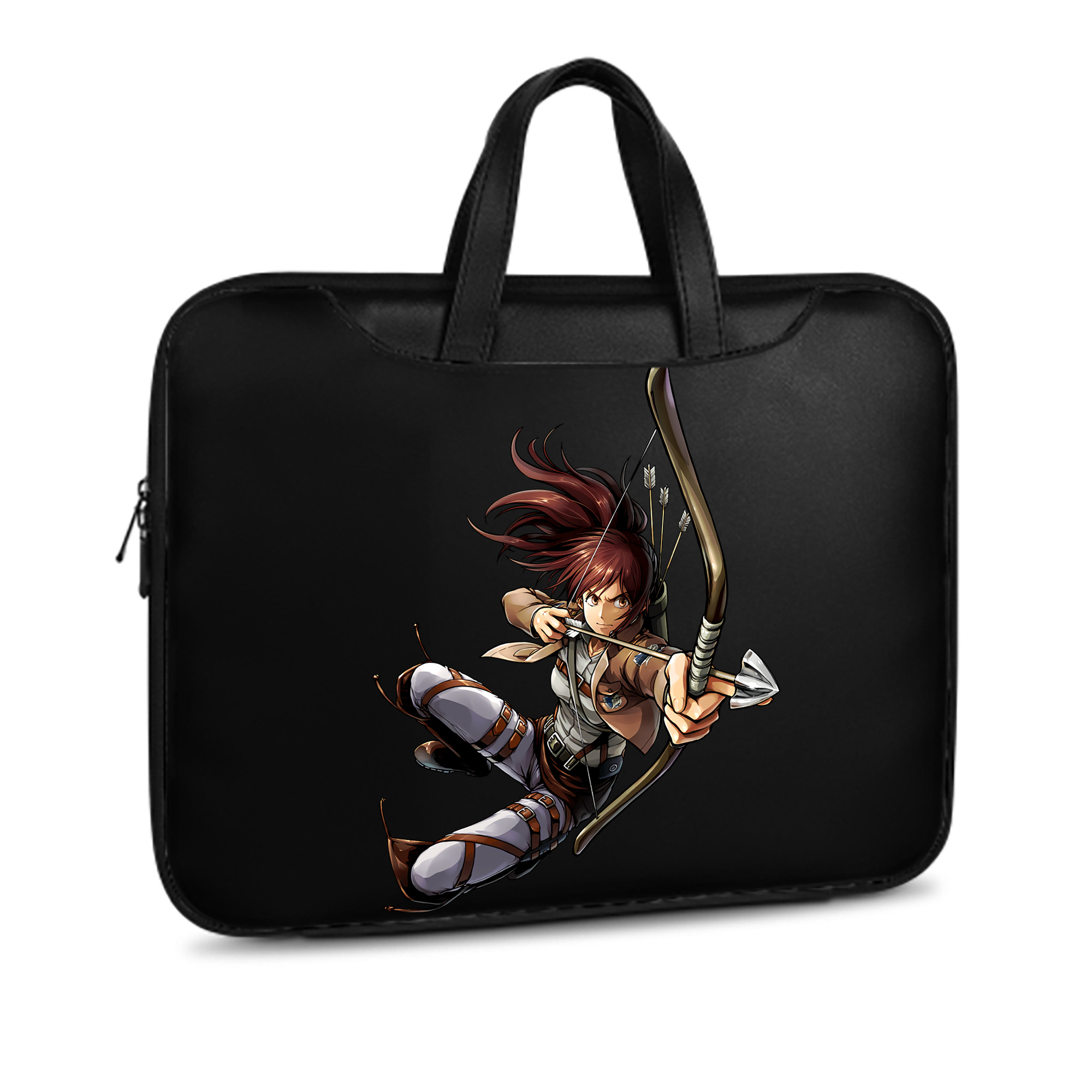 （画像用） 進撃の巨人 サシャ·ブラウス Attack on Titan Sasha Blaus レザーラップトップバッグ　ノートパソコンケース