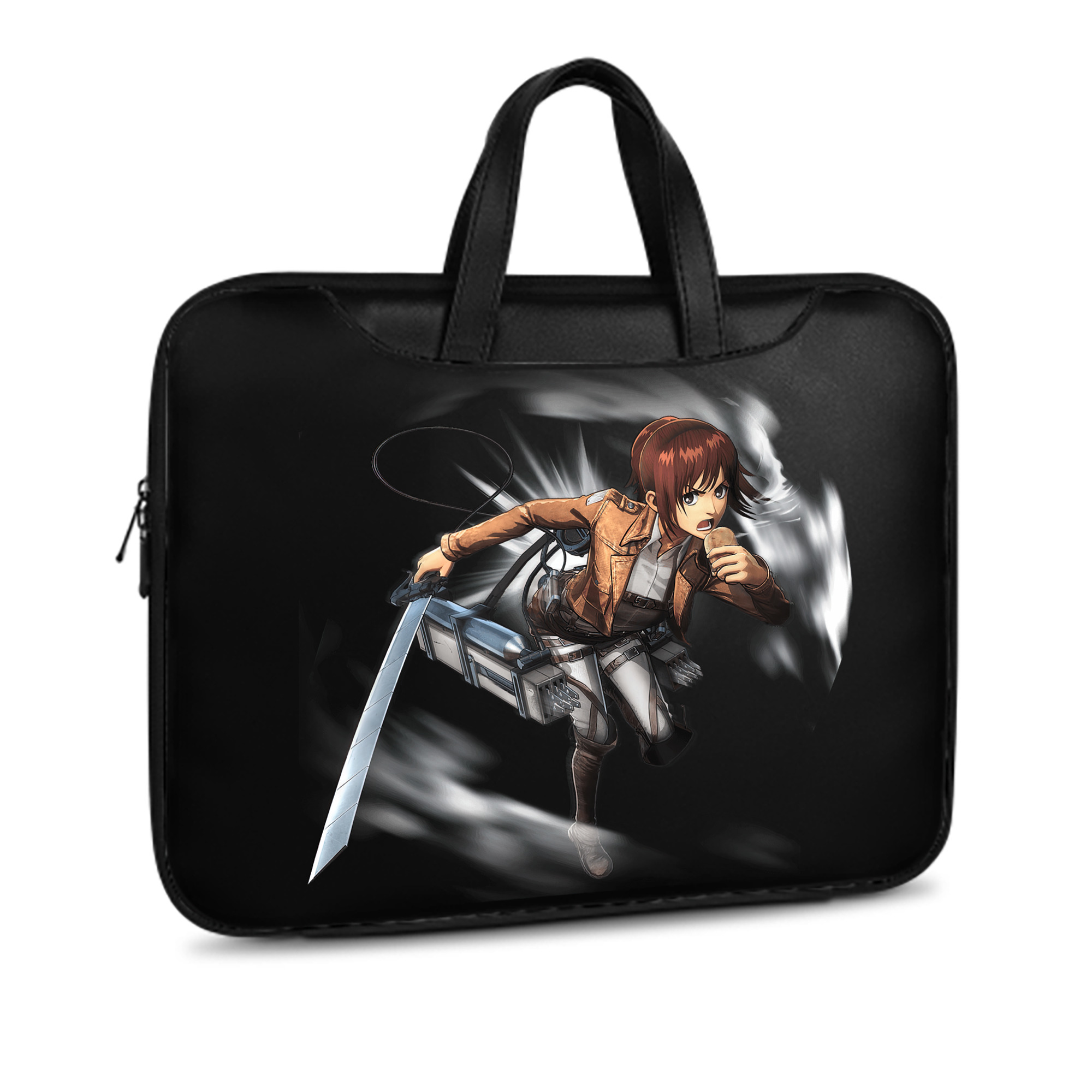 （画像用） 進撃の巨人 サシャ·ブラウス Attack on Titan Sasha Blaus レザーラップトップバッグ　ノートパソコンケース
