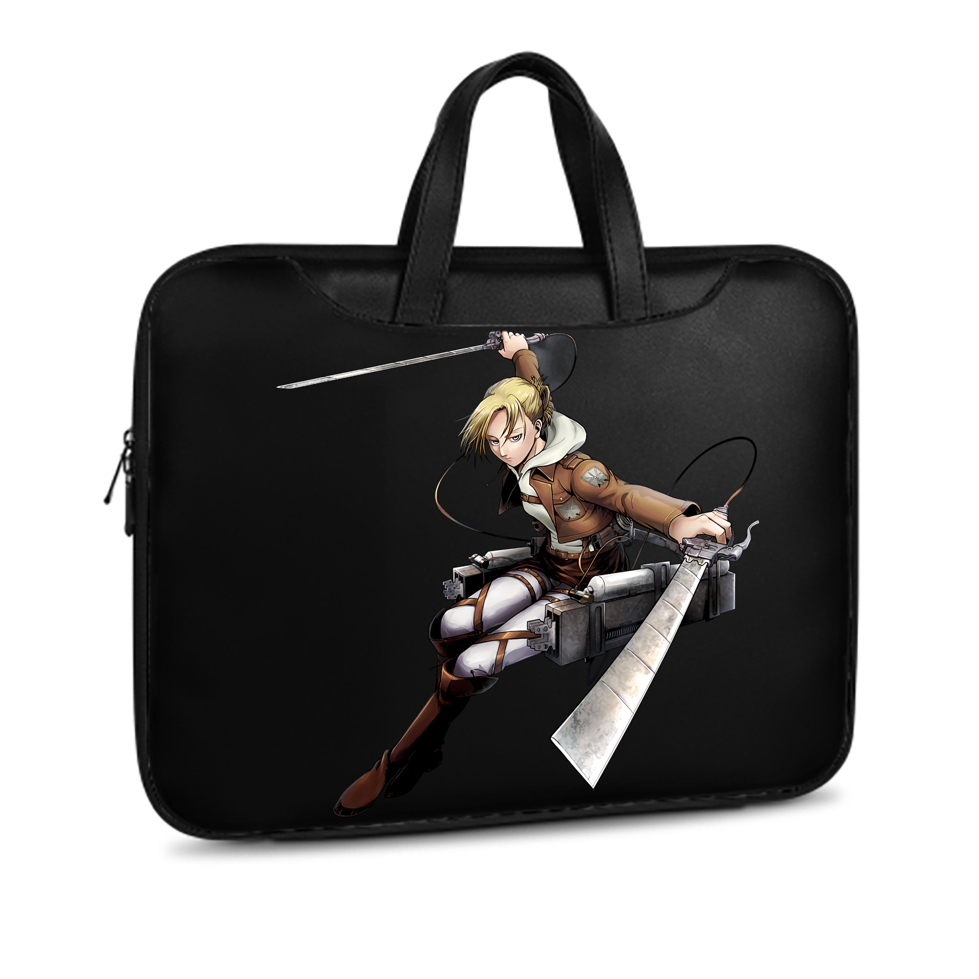 （画像用） 進撃の巨人 アニ・レオンハート Attack on Titan Annie Leonhart レザーラップトップバッグ　ノートパソコンケース