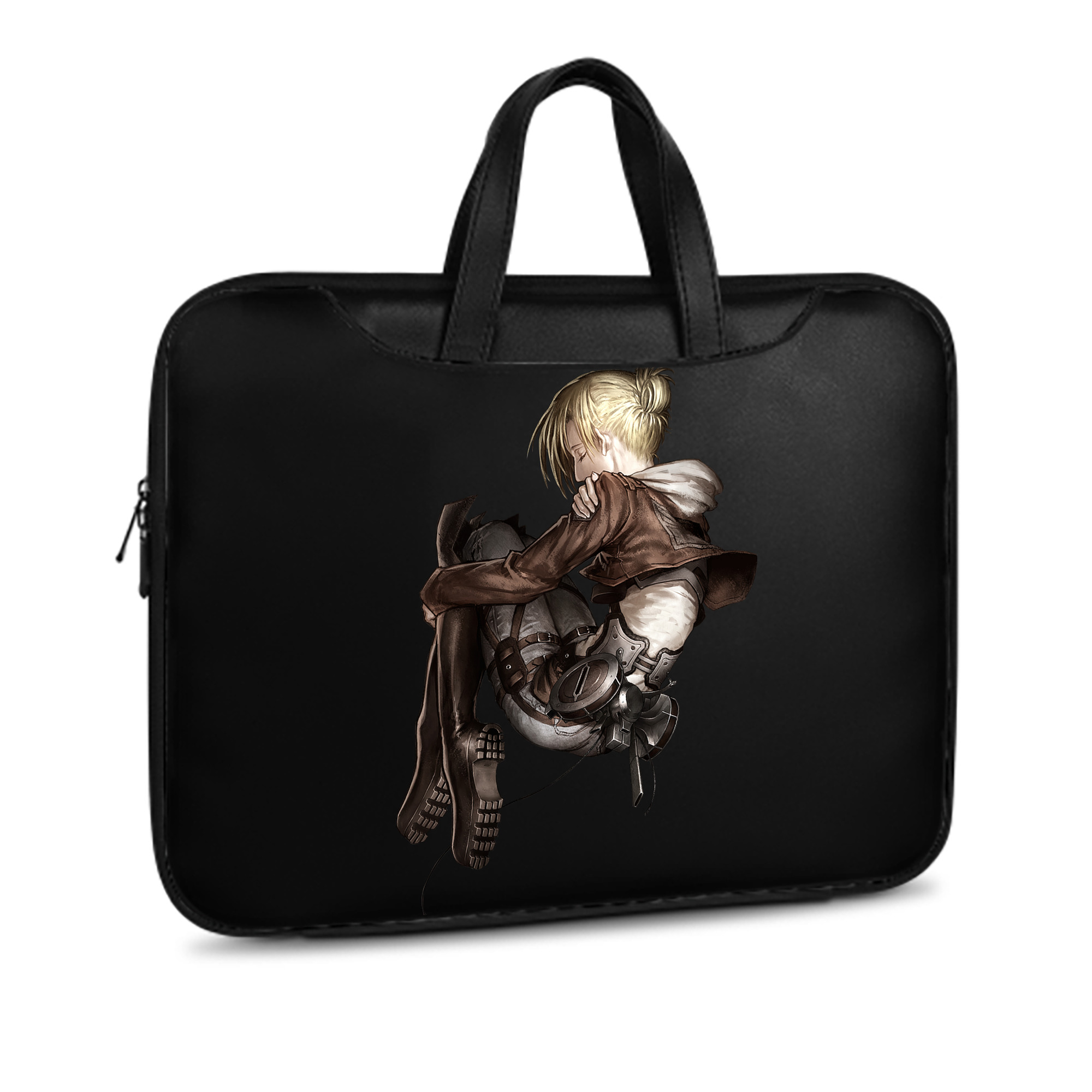 （画像用） 進撃の巨人 アニ・レオンハート Attack on Titan Annie Leonhart レザーラップトップバッグ　ノートパソコンケース