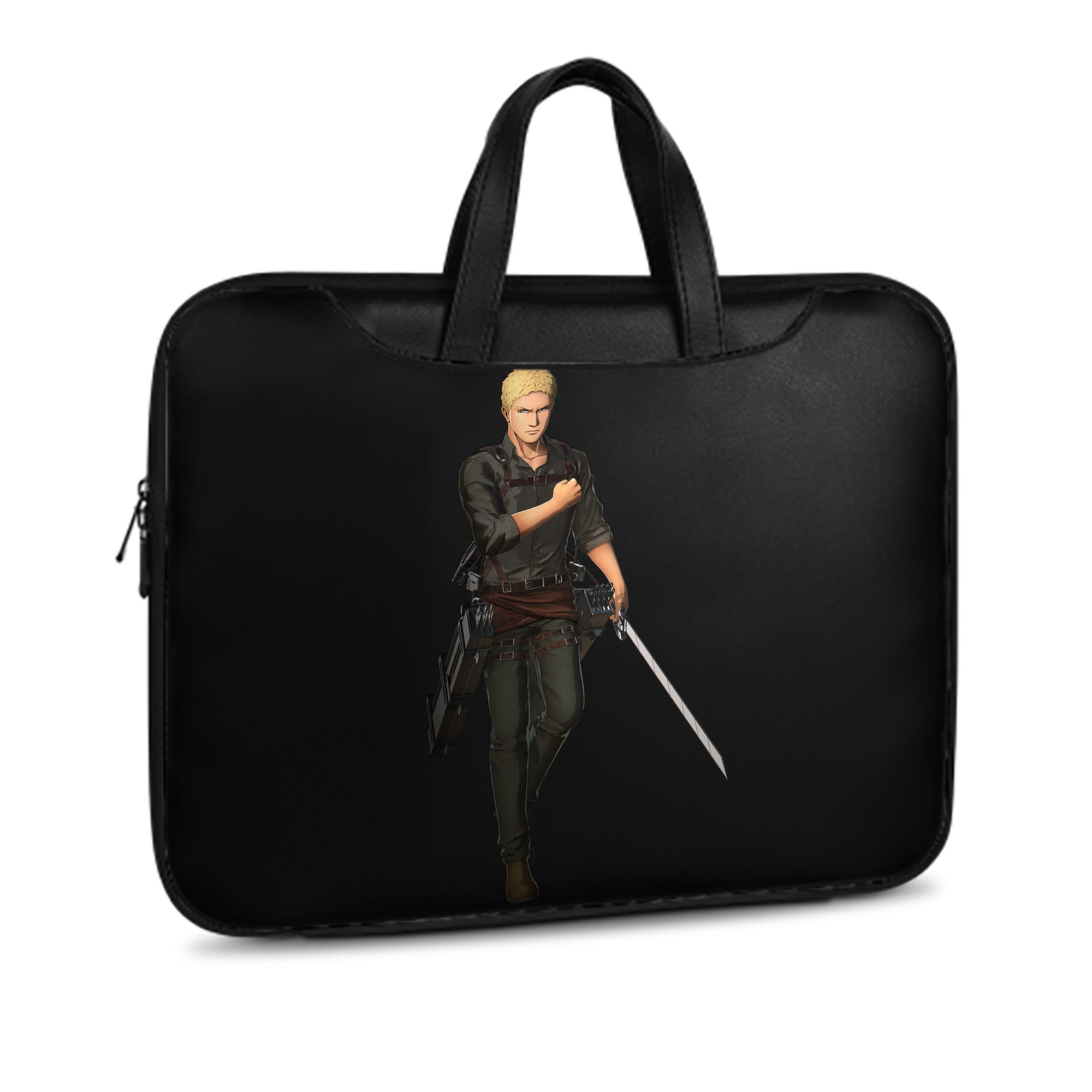 （画像用） 進撃の巨人 ライナー・ブラウン Attack on Titan Reiner Braun レザーラップトップバッグ　ノートパソコンケース