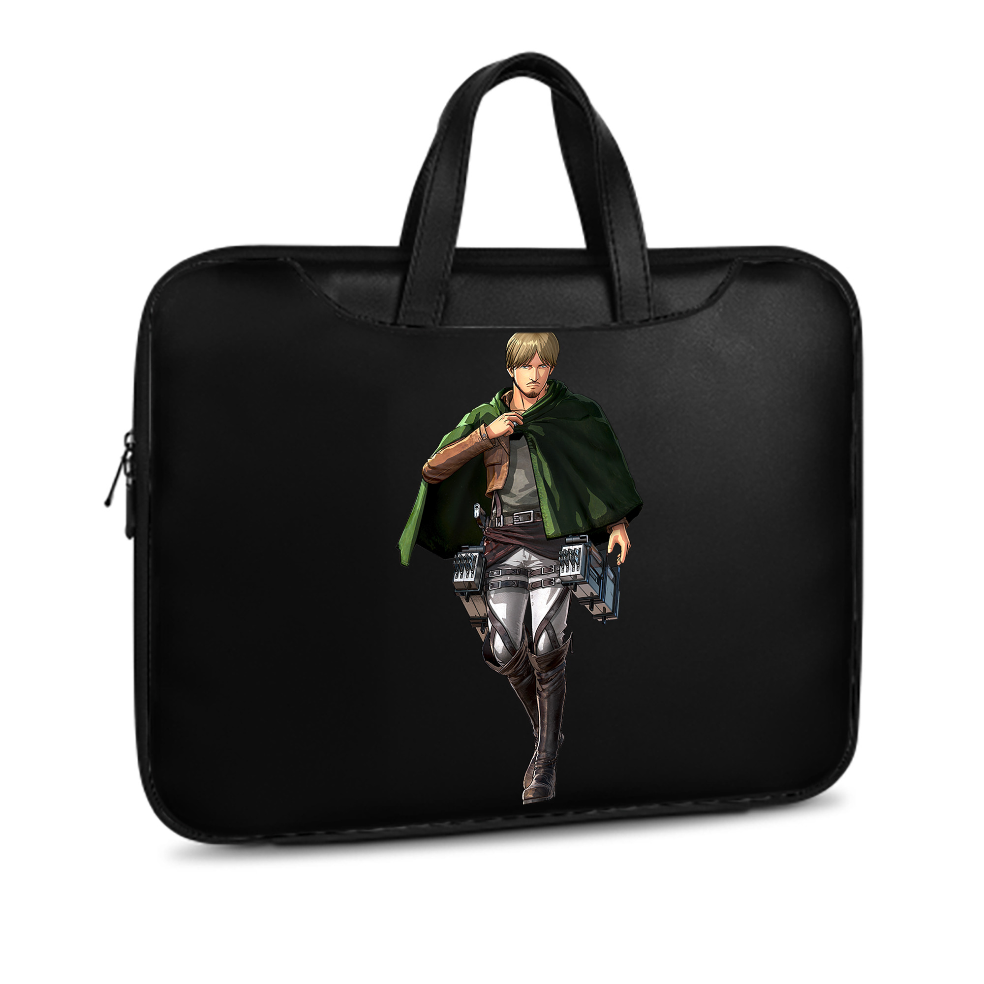 （画像用） 進撃の巨人 ミケ·ザカリアス Attack on Titan Mike Zakarius レザーラップトップバッグ　ノートパソコンケース