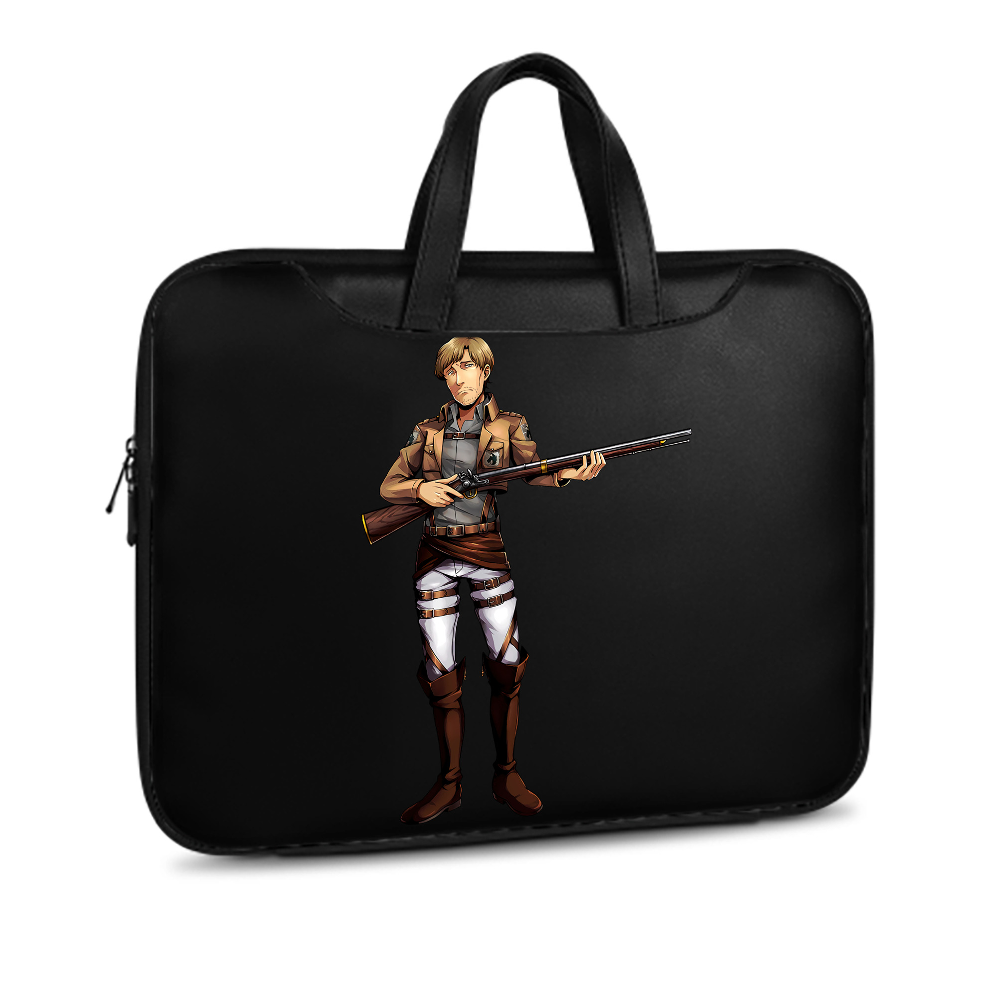 （画像用） 進撃の巨人 Attack on Titan レザーラップトップバッグ　ノートパソコンケース