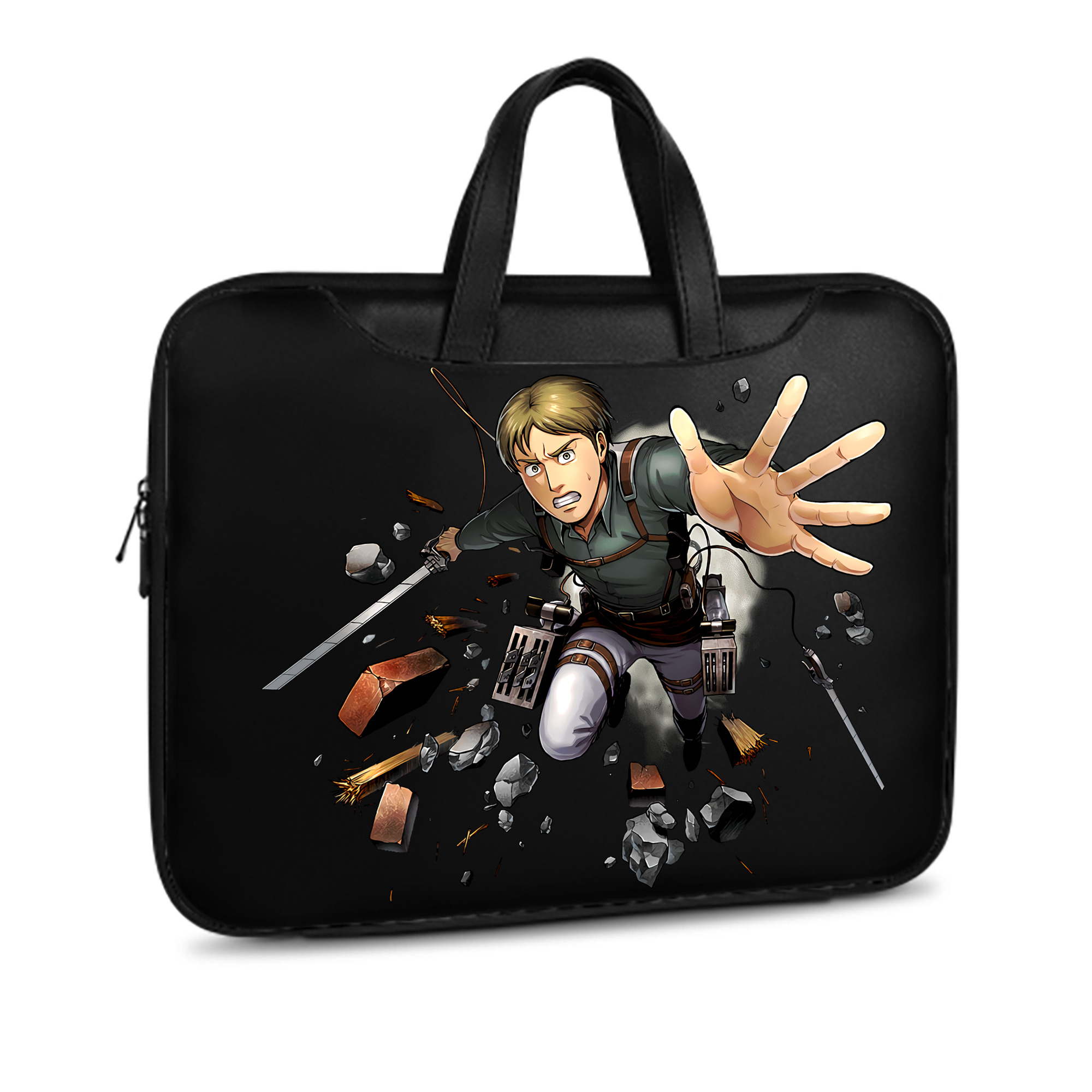 （画像用） 進撃の巨人 Attack on Titan レザーラップトップバッグ　ノートパソコンケース