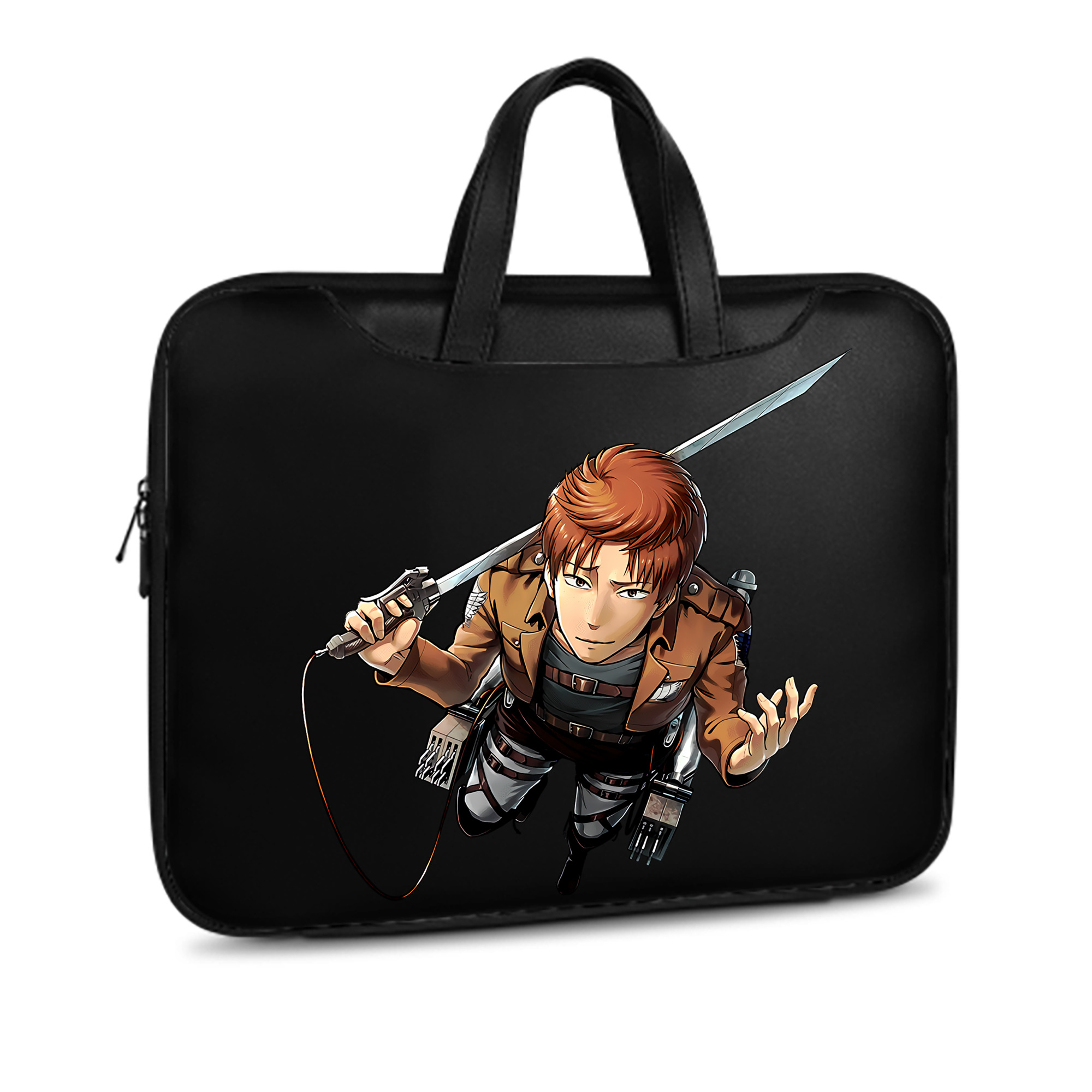 （画像用） 進撃の巨人 Attack on Titan レザーラップトップバッグ　ノートパソコンケース