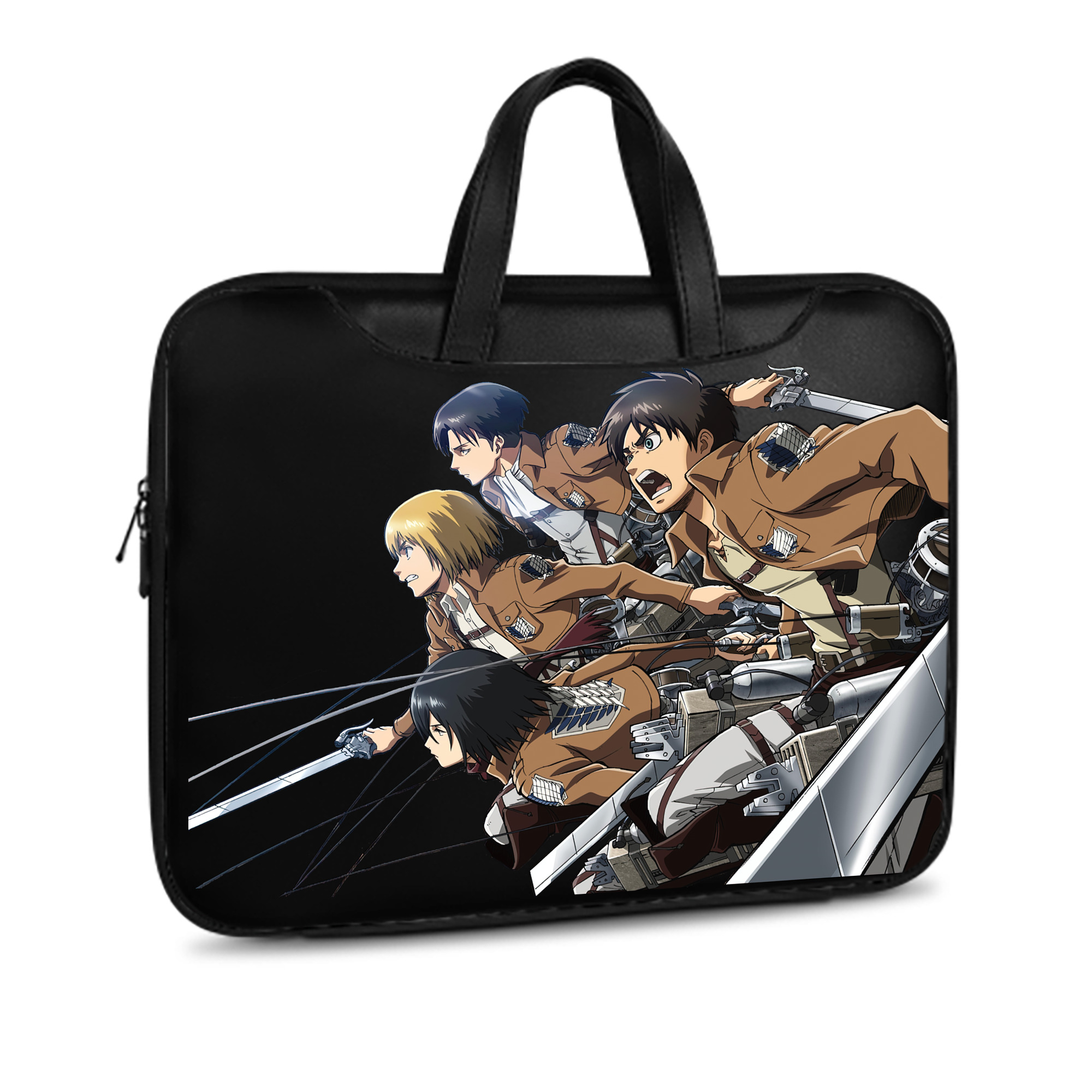 （画像用） 進撃の巨人 Attack on Titan レザーラップトップバッグ　ノートパソコンケース