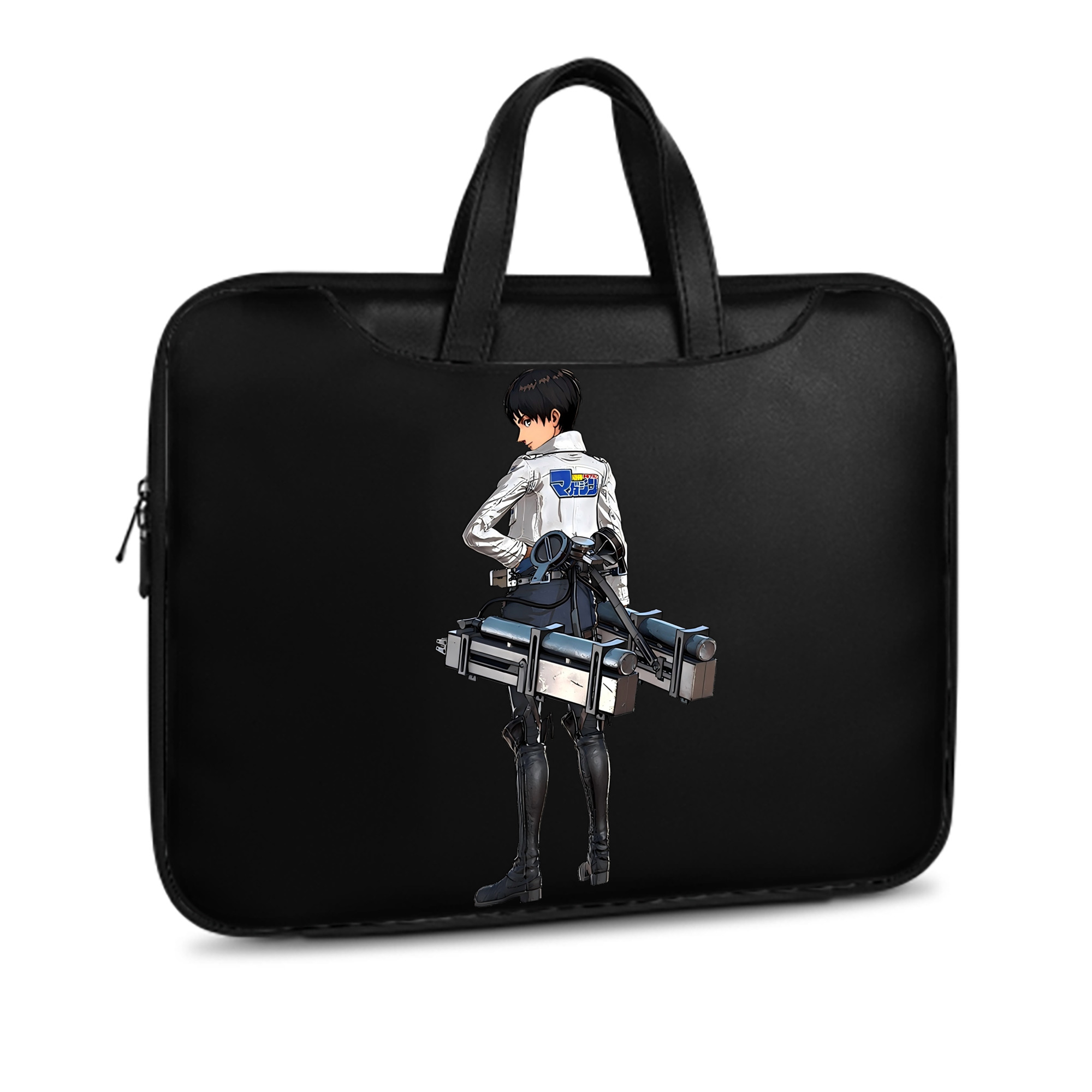 （画像用） 進撃の巨人 エレン･イェーガー Attack on Titan Eren Jäger レザーラップトップバッグ　ノートパソコンケース