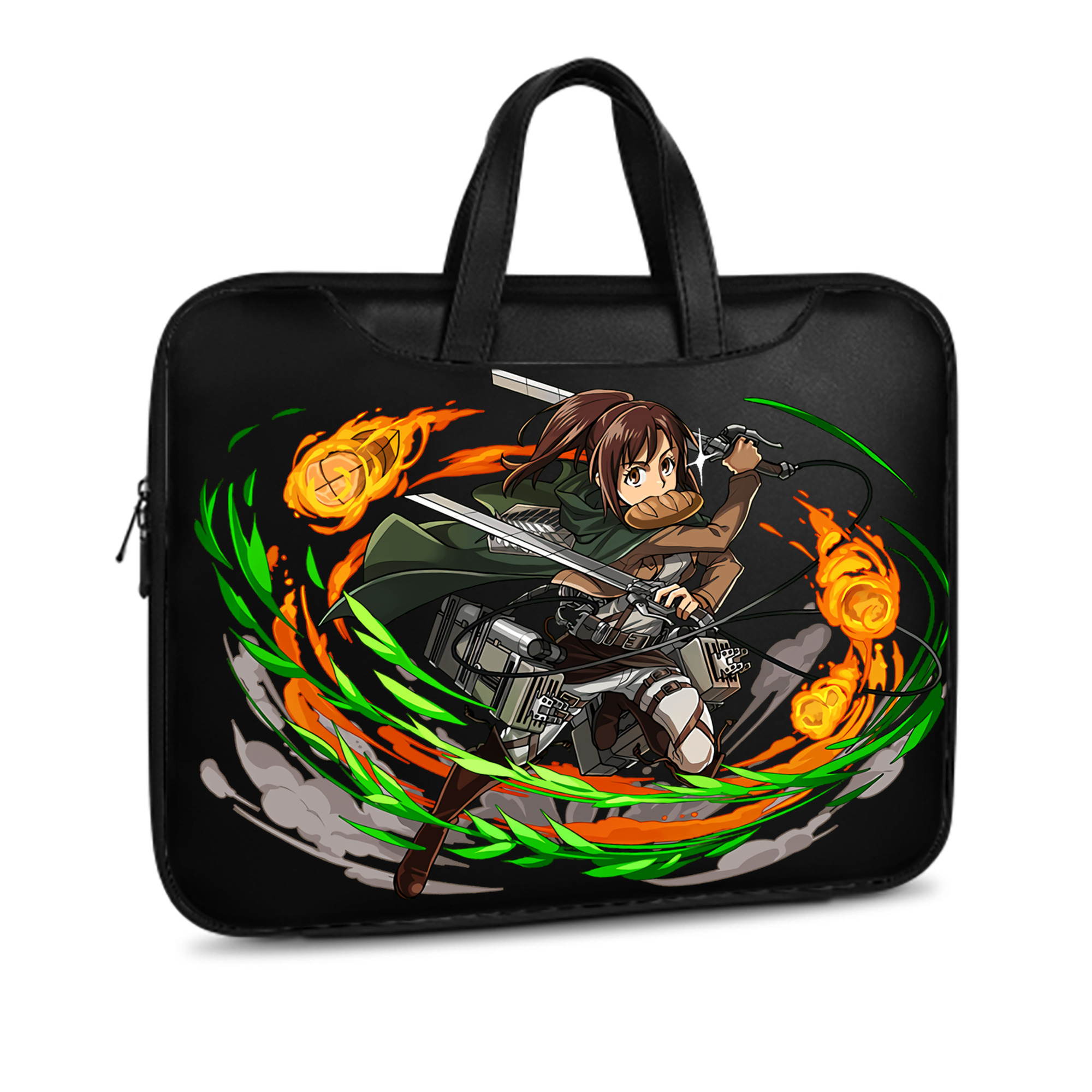 （画像用） 進撃の巨人 サシャ·ブラウス Attack on Titan Sasha Blaus レザーラップトップバッグ　ノートパソコンケース