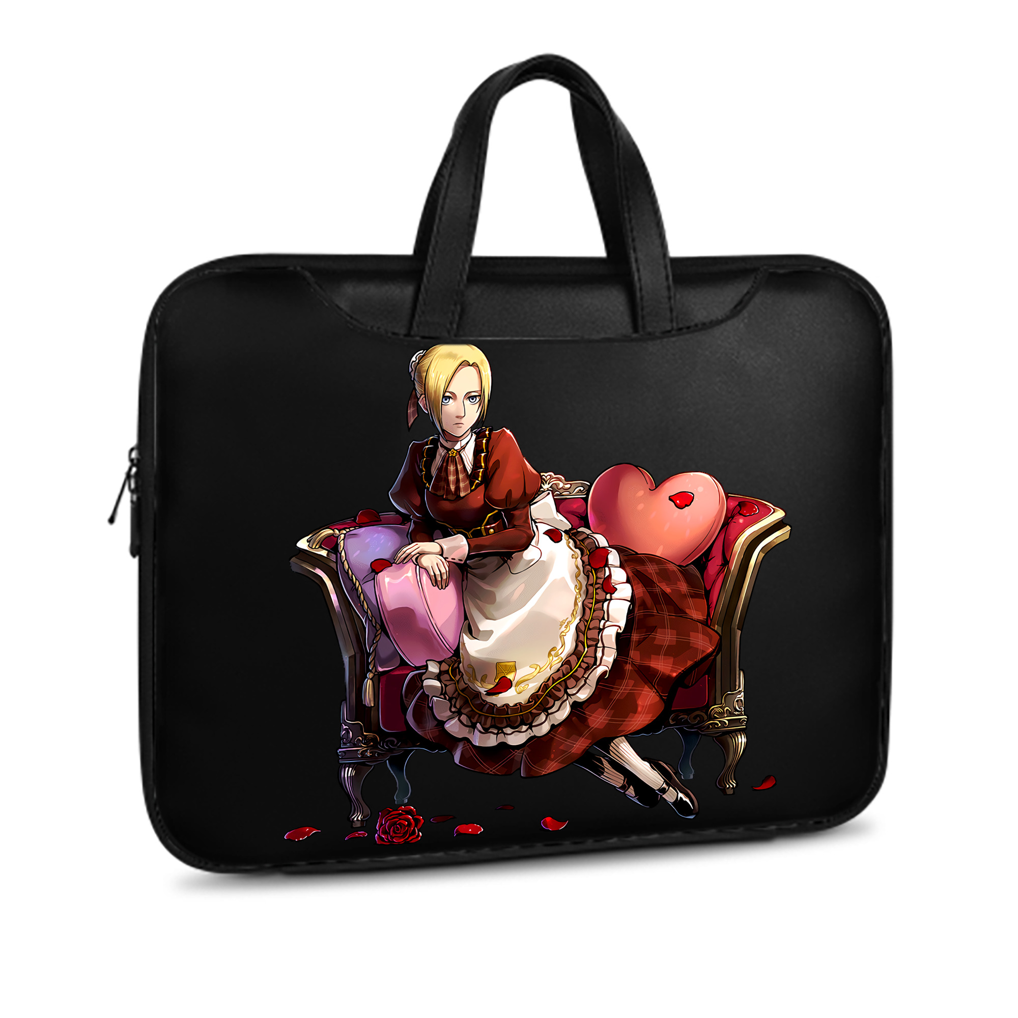 （画像用） 進撃の巨人 アニ・レオンハート Attack on Titan Annie Leonhart レザーラップトップバッグ　ノートパソコンケース