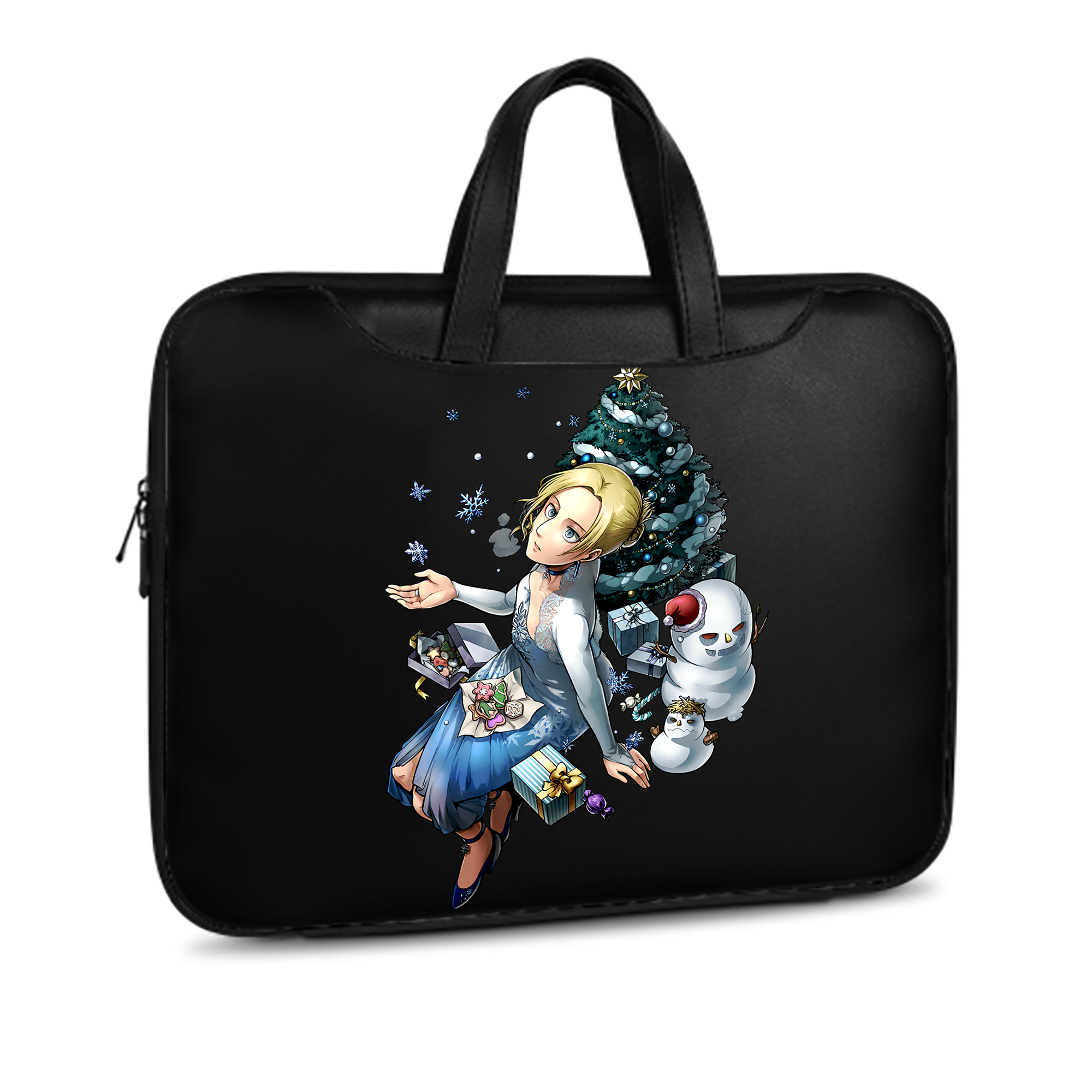 （画像用） 進撃の巨人 アニ・レオンハート Attack on Titan Annie Leonhart レザーラップトップバッグ　ノートパソコンケース