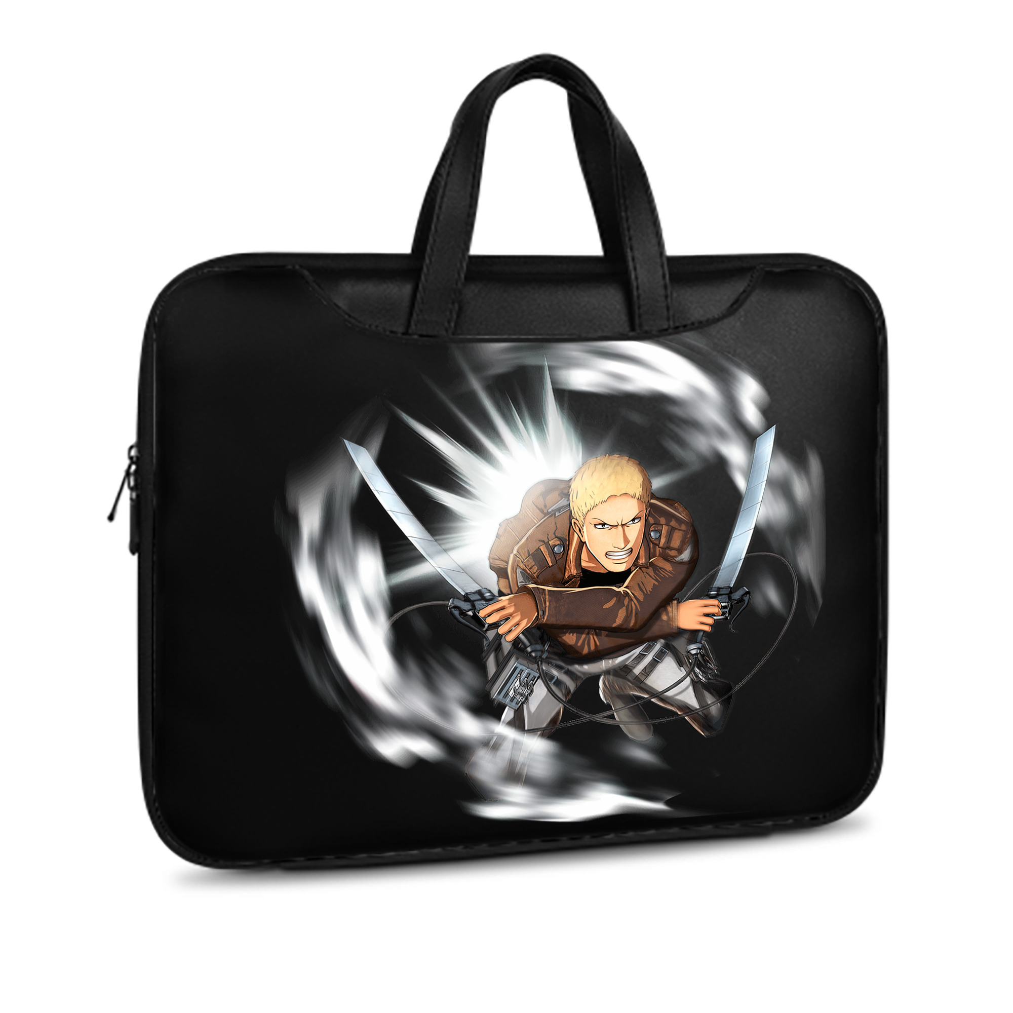 （画像用） 進撃の巨人 ライナー・ブラウン Attack on Titan Reiner Braun レザーラップトップバッグ　ノートパソコンケース