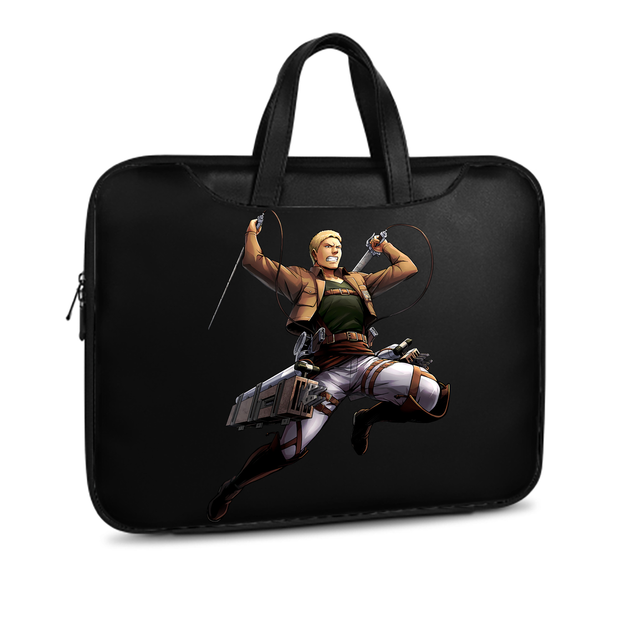 （画像用） 進撃の巨人 ライナー・ブラウン Attack on Titan Reiner Braun レザーラップトップバッグ　ノートパソコンケース