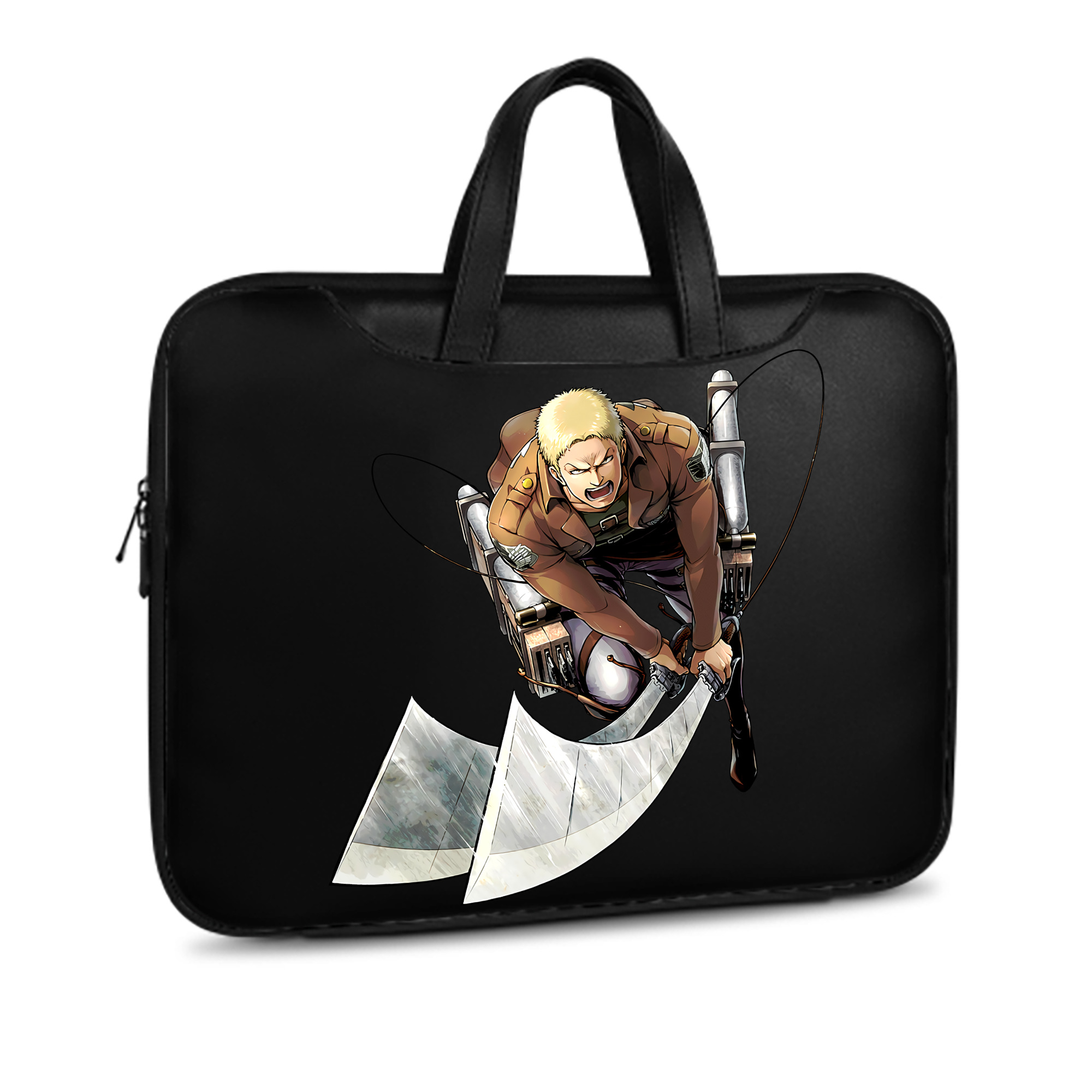 （画像用） 進撃の巨人 ライナー・ブラウン Attack on Titan Reiner Braun レザーラップトップバッグ　ノートパソコンケース