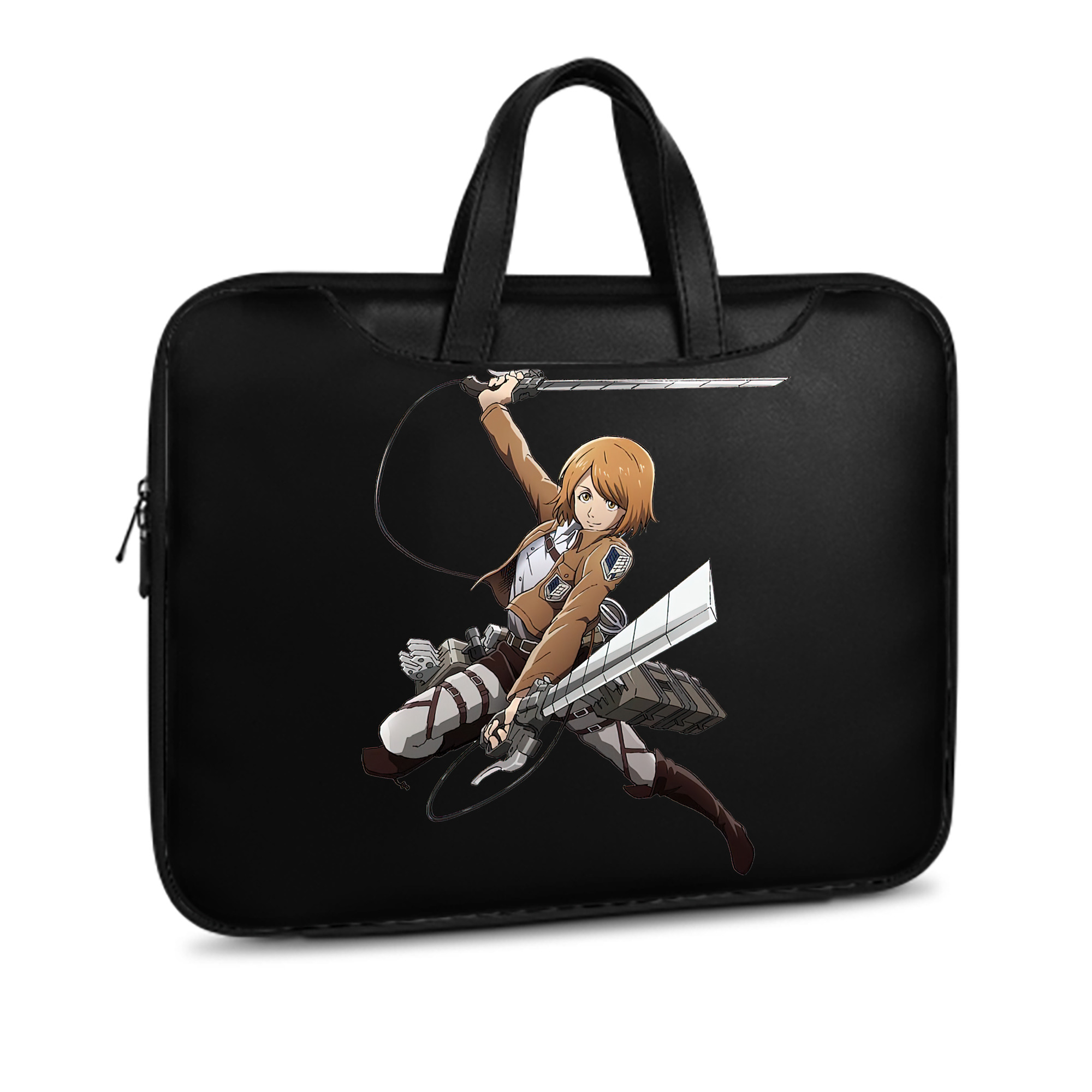 （画像用） 進撃の巨人 ペトラ·ラル Attack on Titan Petra Rall レザーラップトップバッグ　ノートパソコンケース