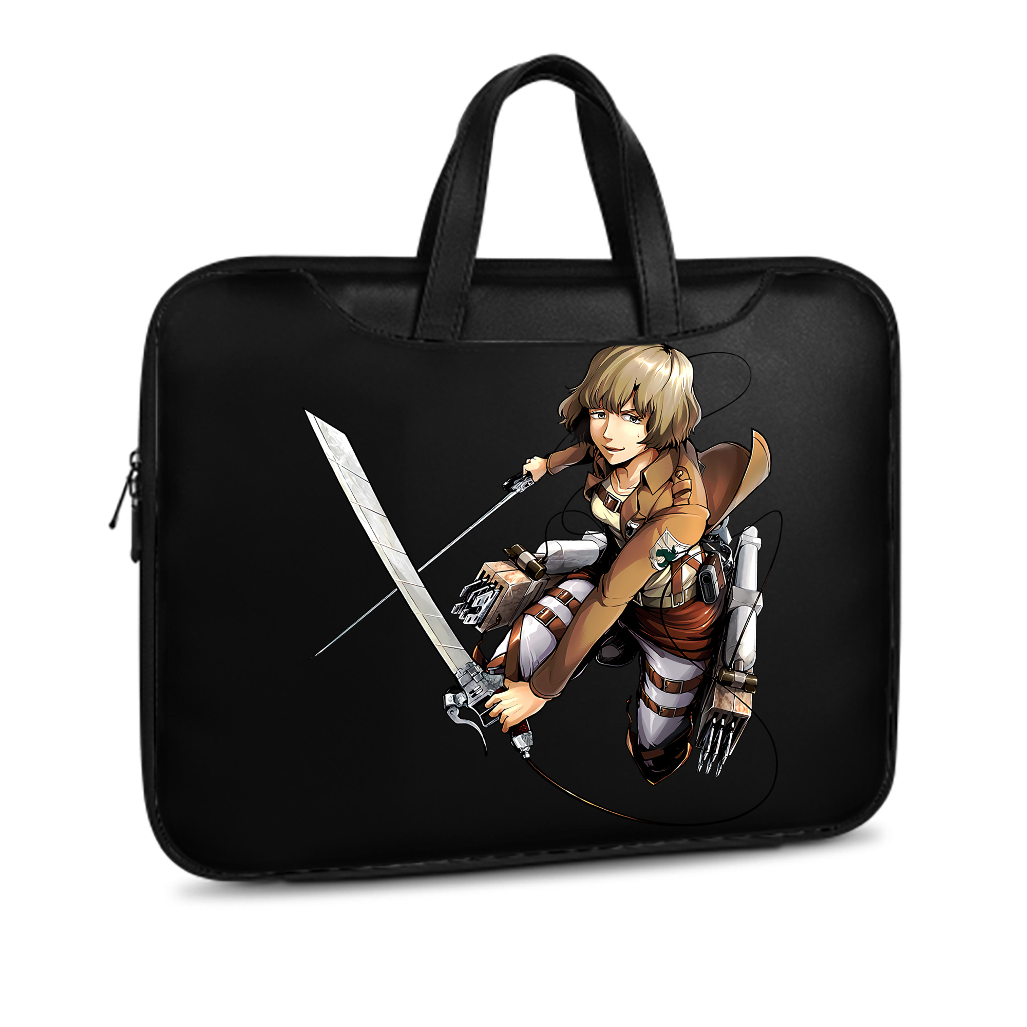 （画像用） 進撃の巨人 ヒツチ Attack on Titan Hitch レザーラップトップバッグ　ノートパソコンケース