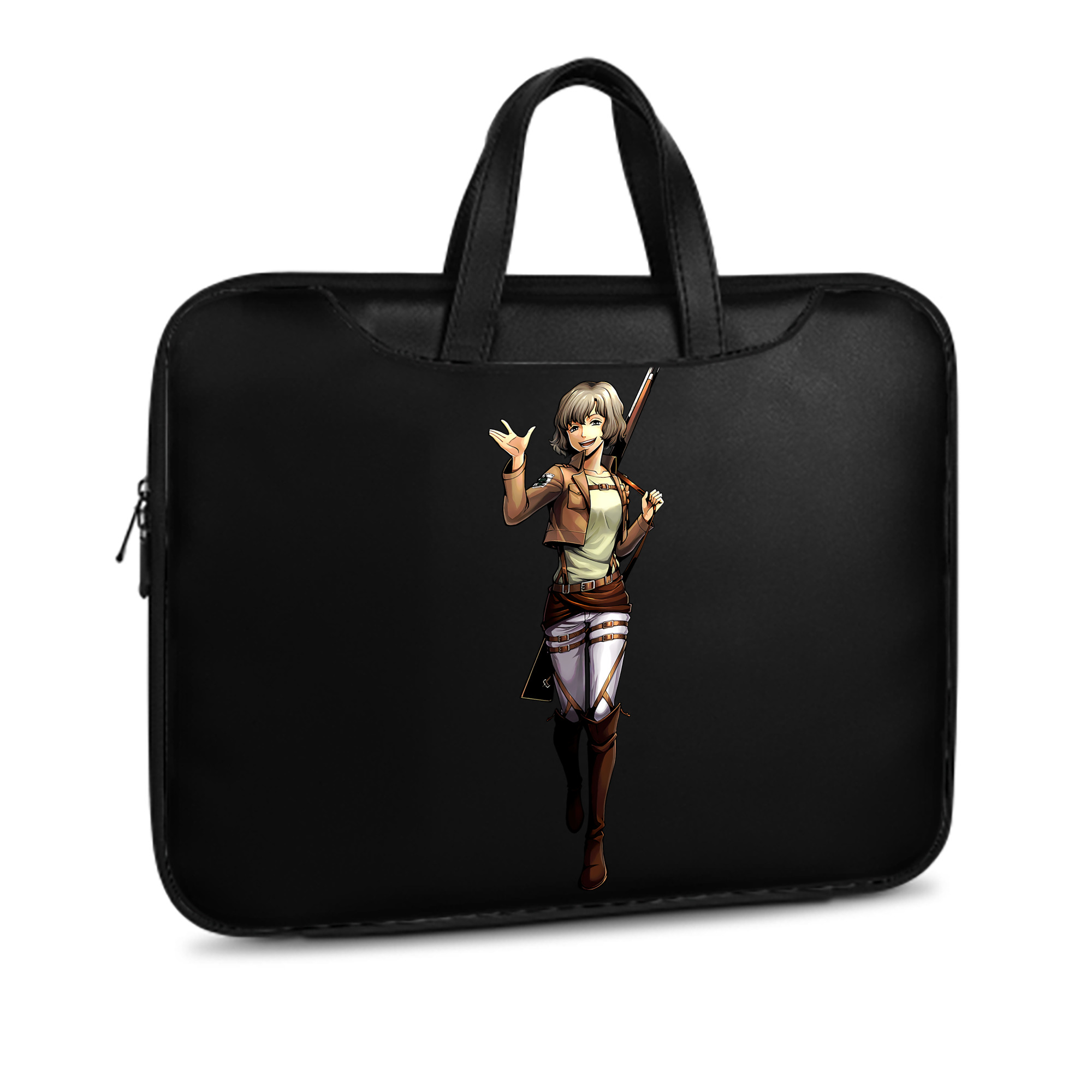 （画像用） 進撃の巨人 ヒツチ Attack on Titan Hitch レザーラップトップバッグ　ノートパソコンケース