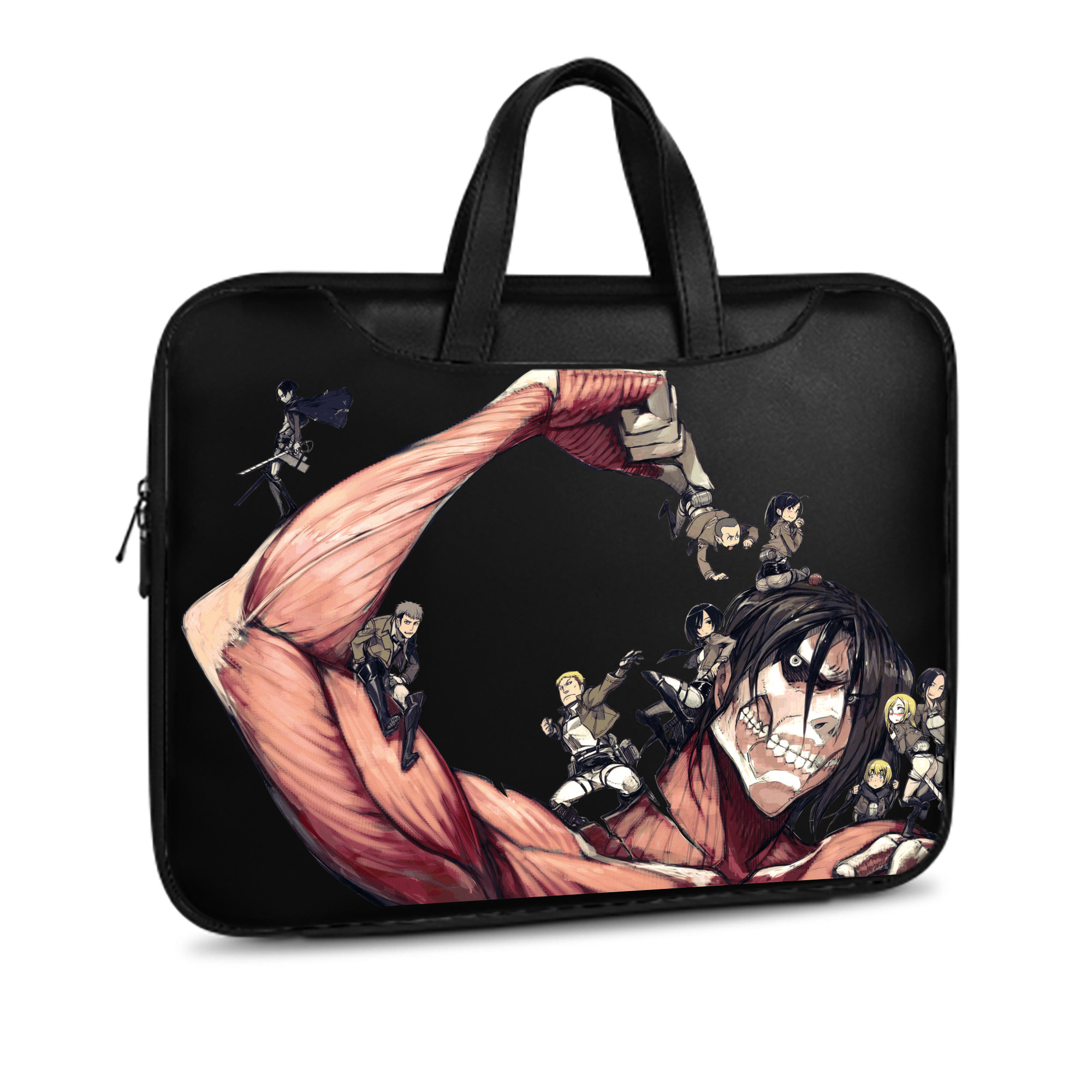 （画像用） 進撃の巨人 Attack on Titan レザーラップトップバッグ　ノートパソコンケース