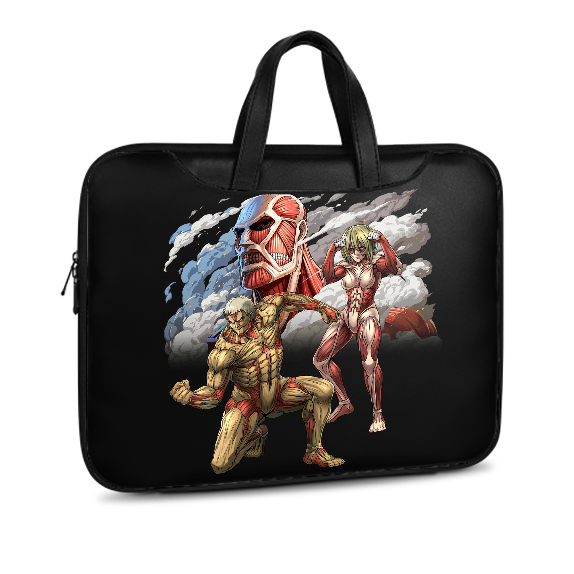 （画像用） 進撃の巨人 Attack on Titan レザーラップトップバッグ　ノートパソコンケース