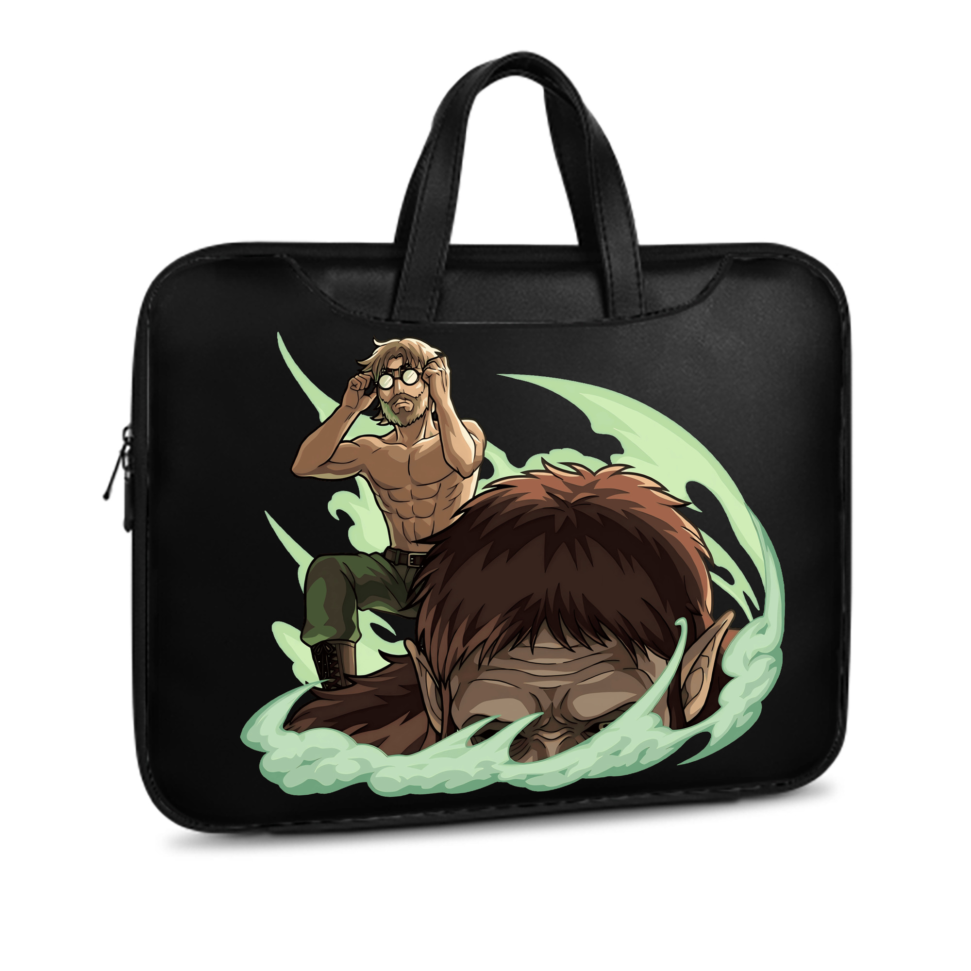 （画像用） 進撃の巨人 Attack on Titan レザーラップトップバッグ　ノートパソコンケース