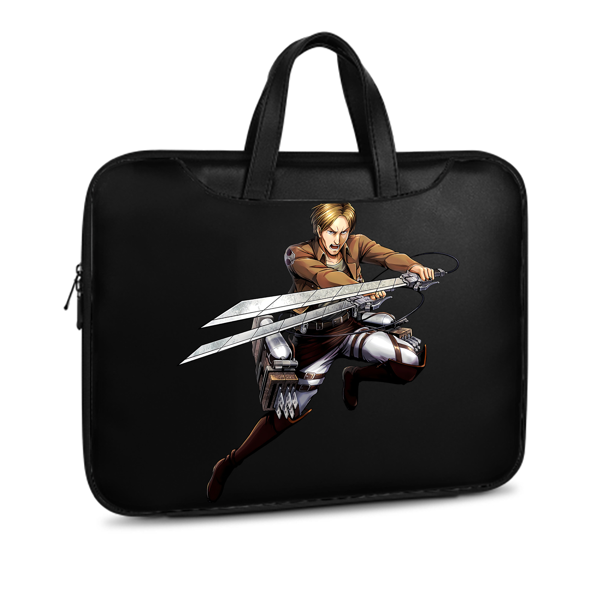（画像用） 進撃の巨人 Attack on Titan レザーラップトップバッグ　ノートパソコンケース