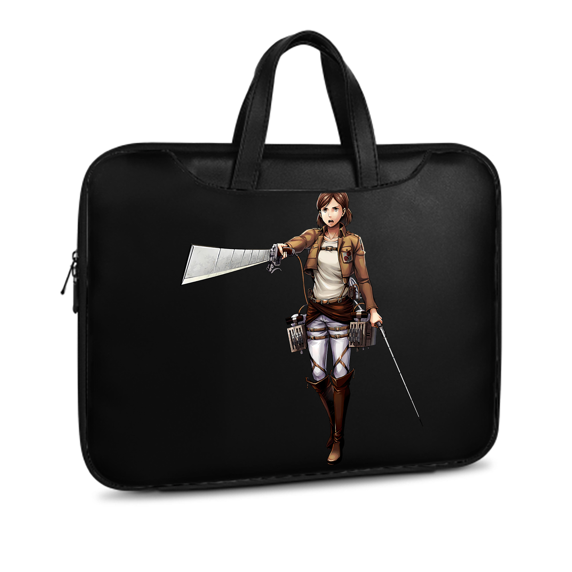 （画像用） 進撃の巨人 Attack on Titan レザーラップトップバッグ　ノートパソコンケース