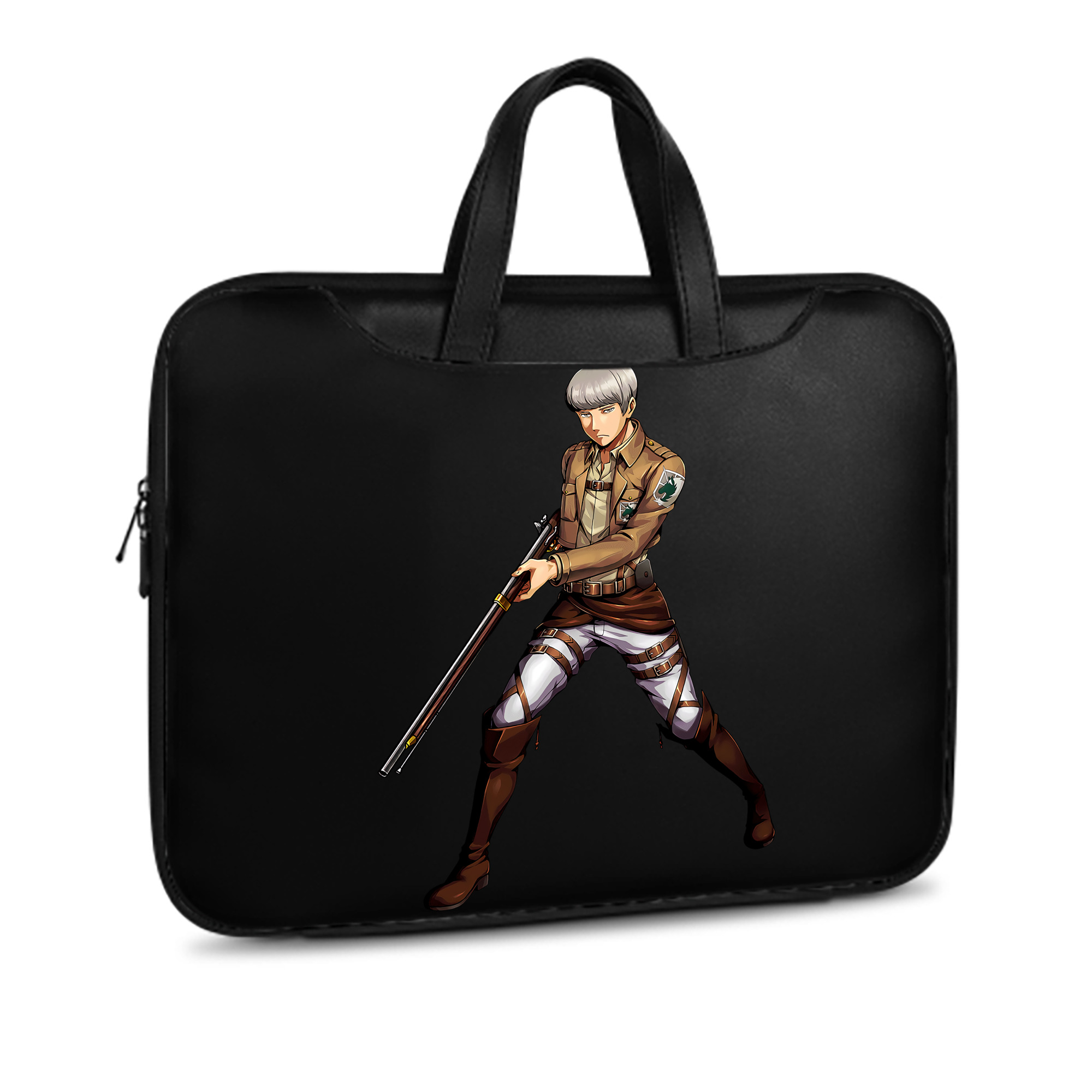 （画像用） 進撃の巨人 Attack on Titan レザーラップトップバッグ　ノートパソコンケース