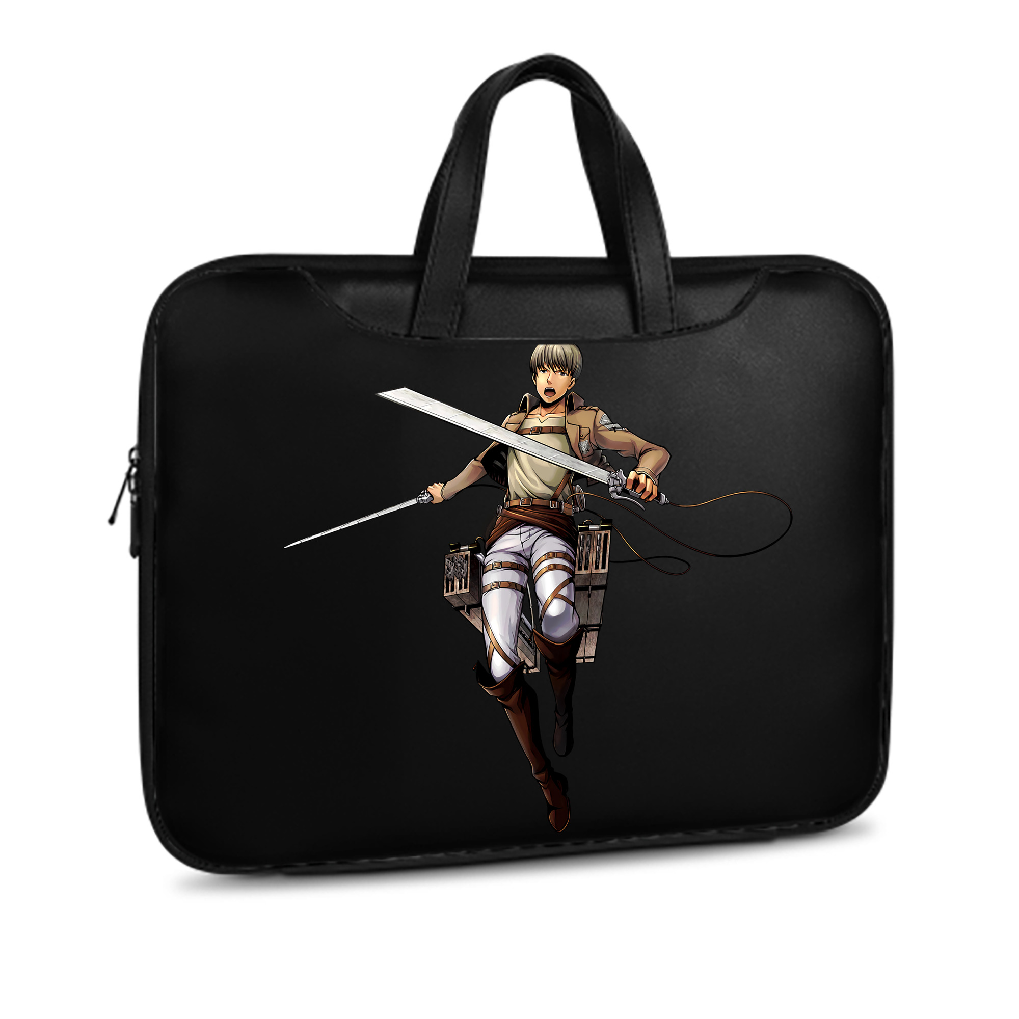 （画像用） 進撃の巨人 Attack on Titan レザーラップトップバッグ　ノートパソコンケース