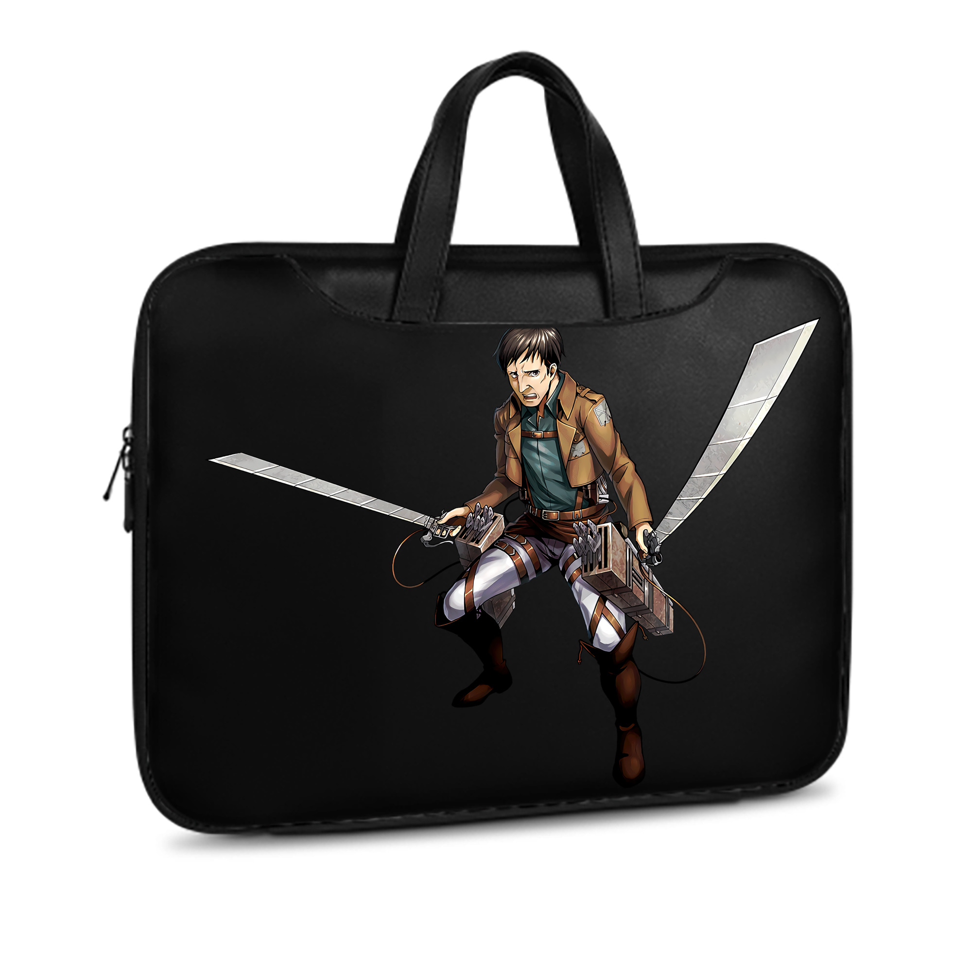 （画像用） 進撃の巨人 Attack on Titan レザーラップトップバッグ　ノートパソコンケース