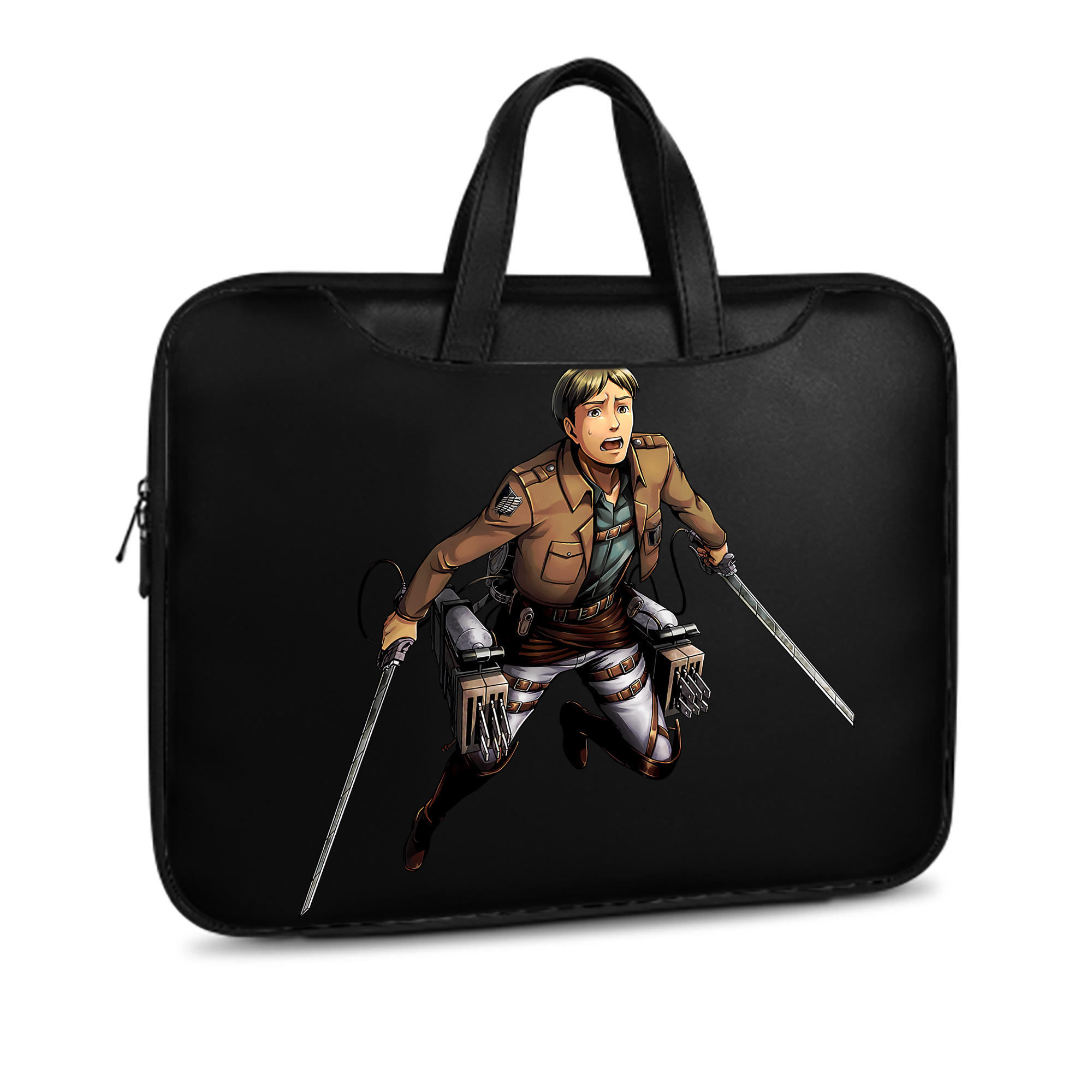 （画像用） 進撃の巨人 Attack on Titan レザーラップトップバッグ　ノートパソコンケース