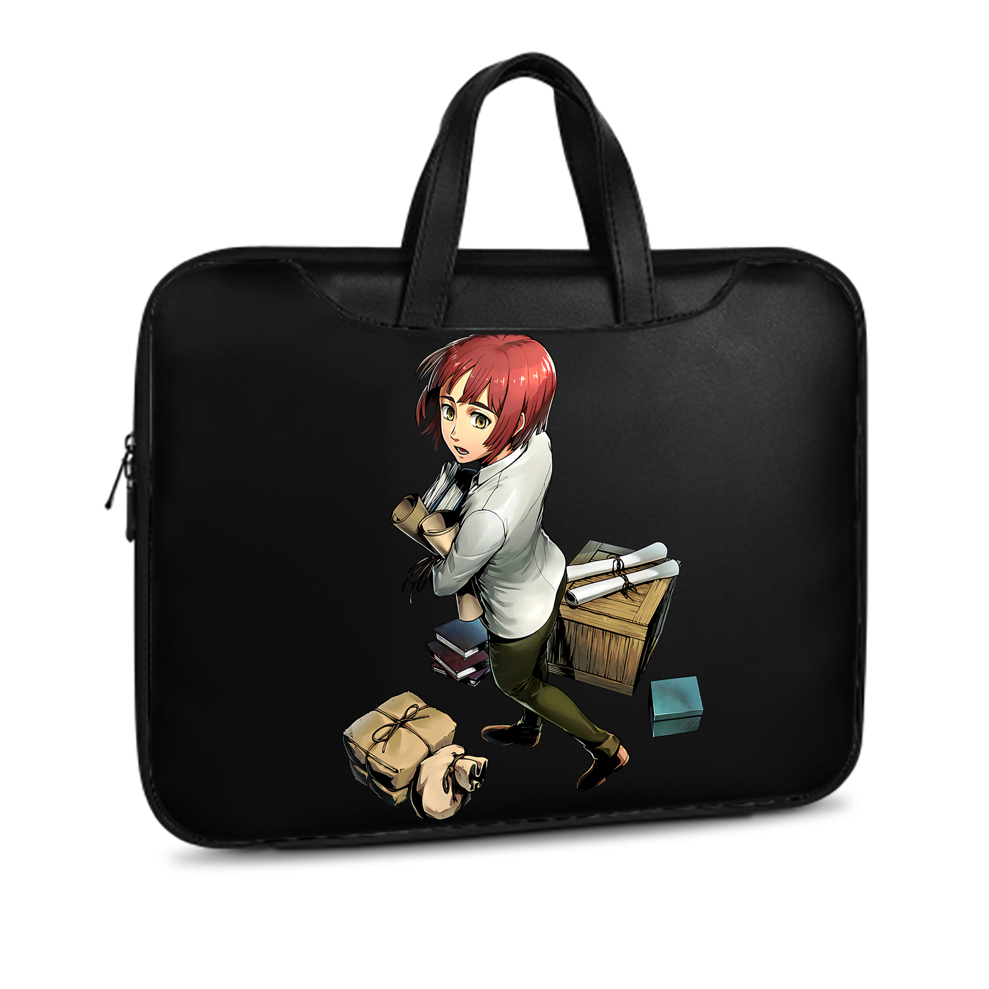 （画像用） 進撃の巨人 Attack on Titan レザーラップトップバッグ　ノートパソコンケース