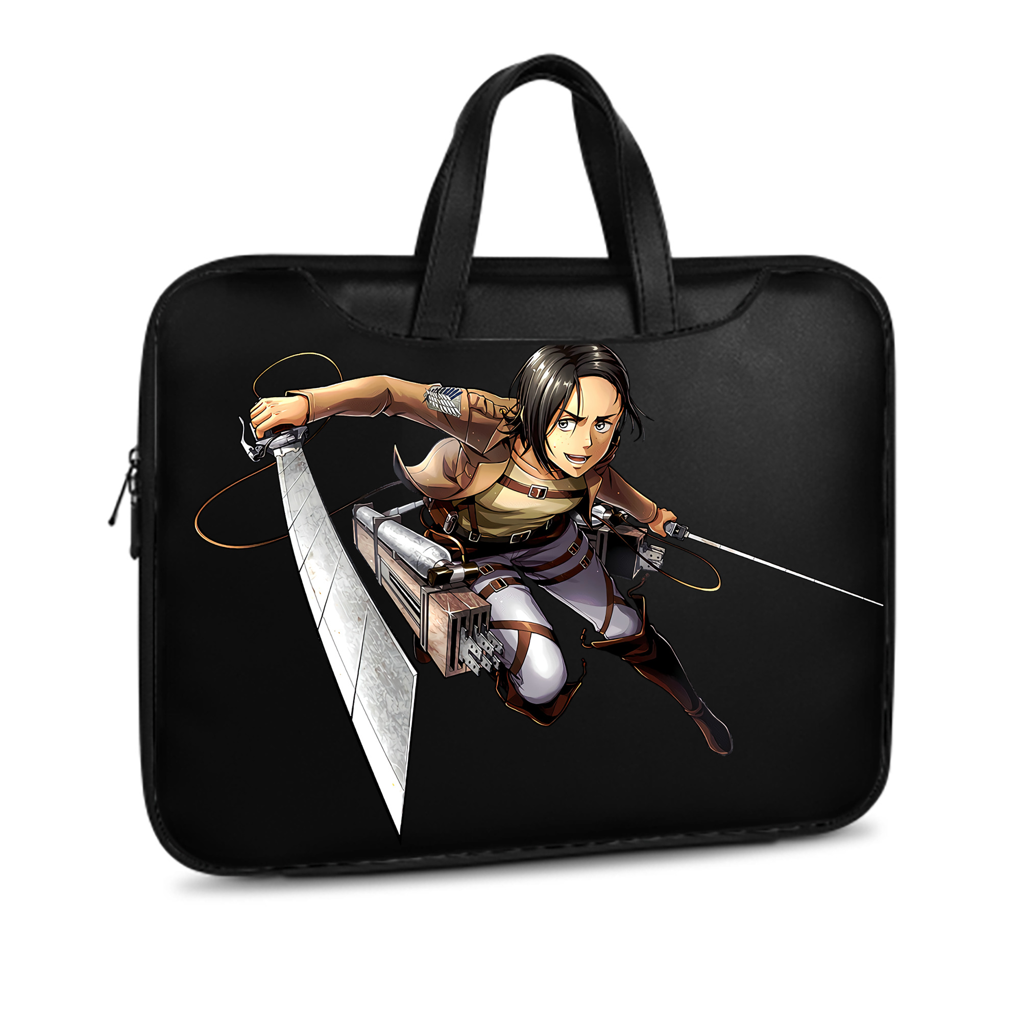 （画像用） 進撃の巨人 Attack on Titan レザーラップトップバッグ　ノートパソコンケース