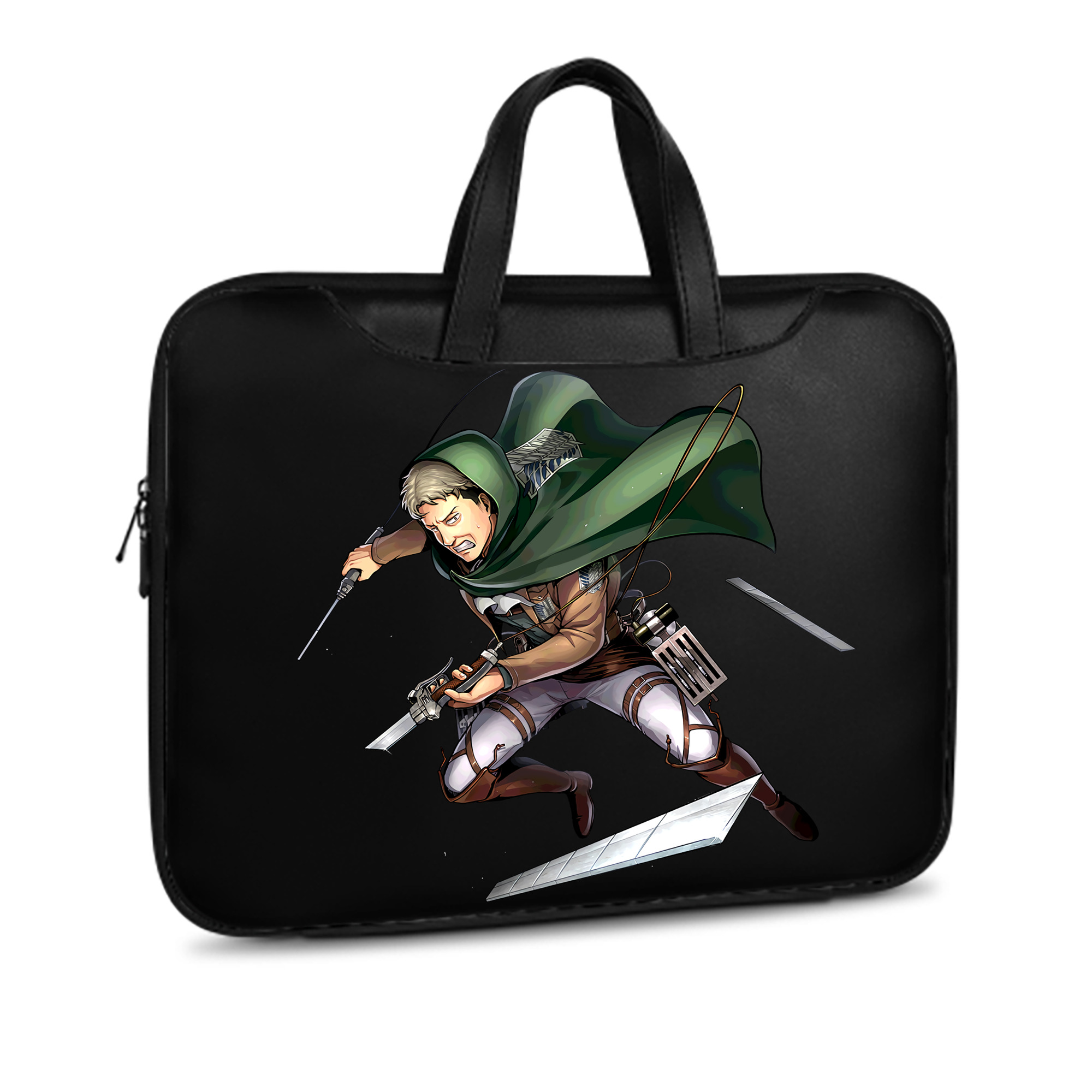 （画像用） 進撃の巨人 Attack on Titan レザーラップトップバッグ　ノートパソコンケース