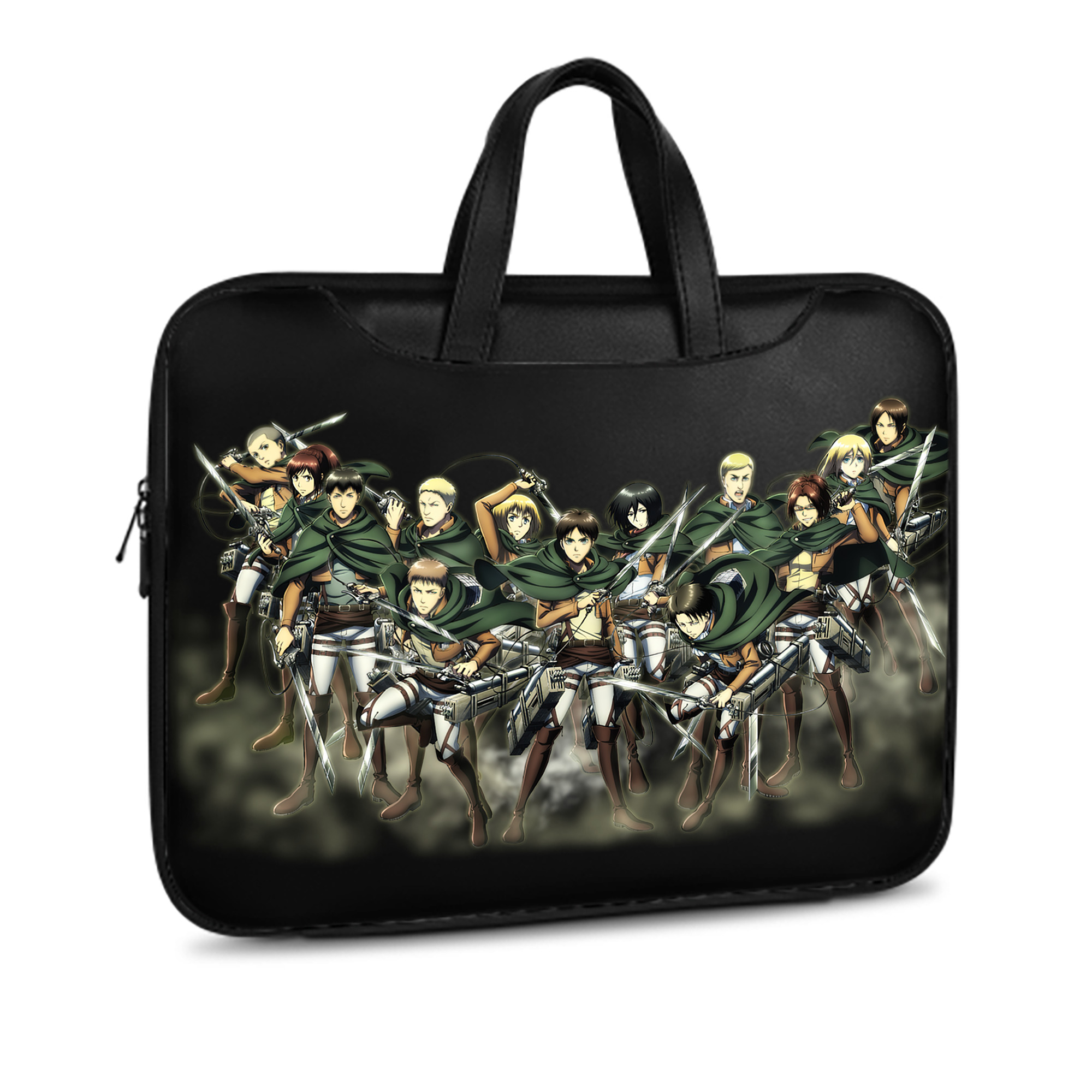 （画像用） 進撃の巨人 Attack on Titan レザーラップトップバッグ　ノートパソコンケース