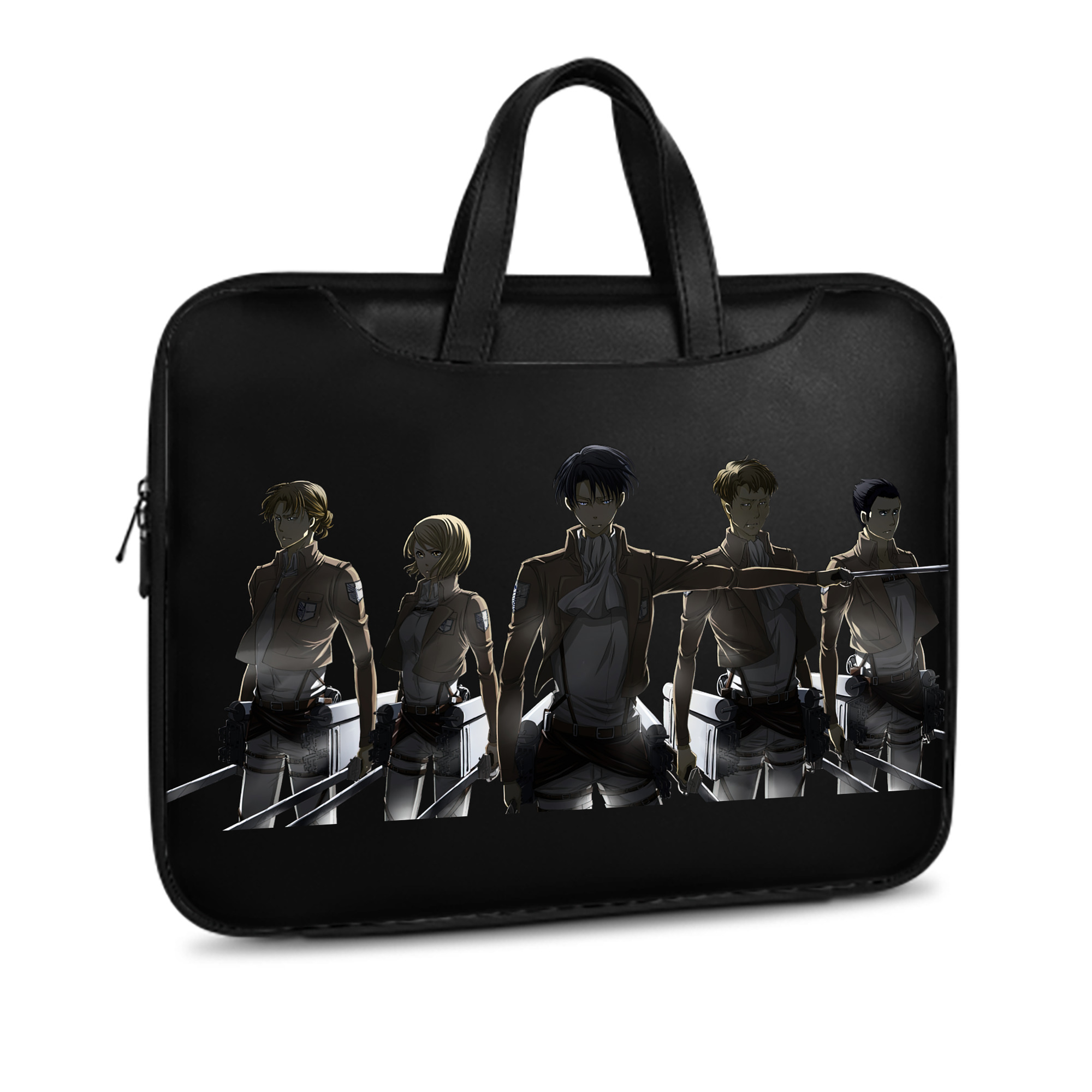 （画像用） 進撃の巨人 Attack on Titan レザーラップトップバッグ　ノートパソコンケース