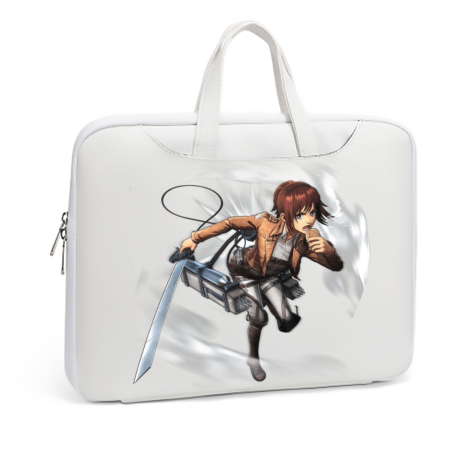 （画像用） 進撃の巨人 サシャ·ブラウス Attack on Titan Sasha Blaus レザーラップトップバッグ　ノートパソコンケース