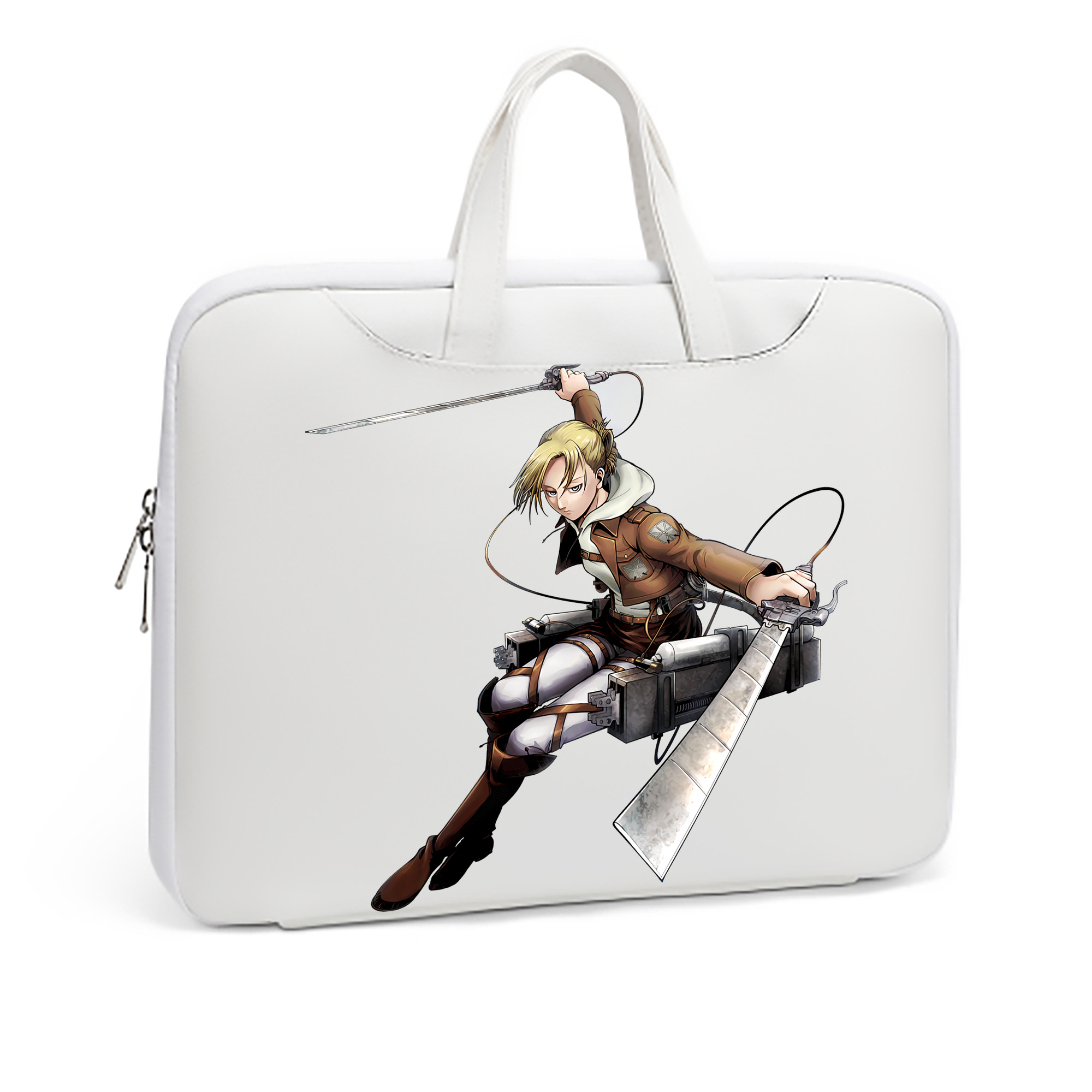 （画像用） 進撃の巨人 アニ・レオンハート Attack on Titan Annie Leonhart レザーラップトップバッグ　ノートパソコンケース