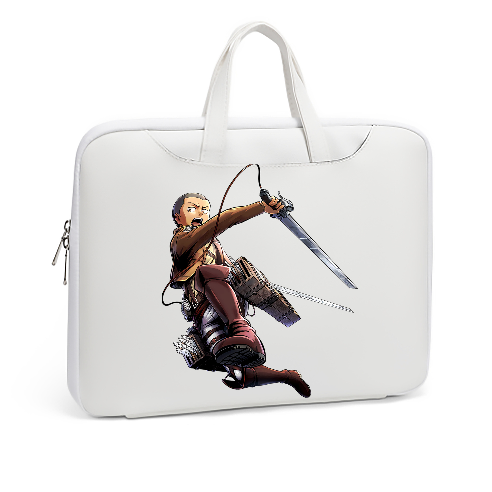 （画像用） 進撃の巨人 コニー·スプリンガー Attack on Titan Connie Springer レザーラップトップバッグ　ノートパソコンケース