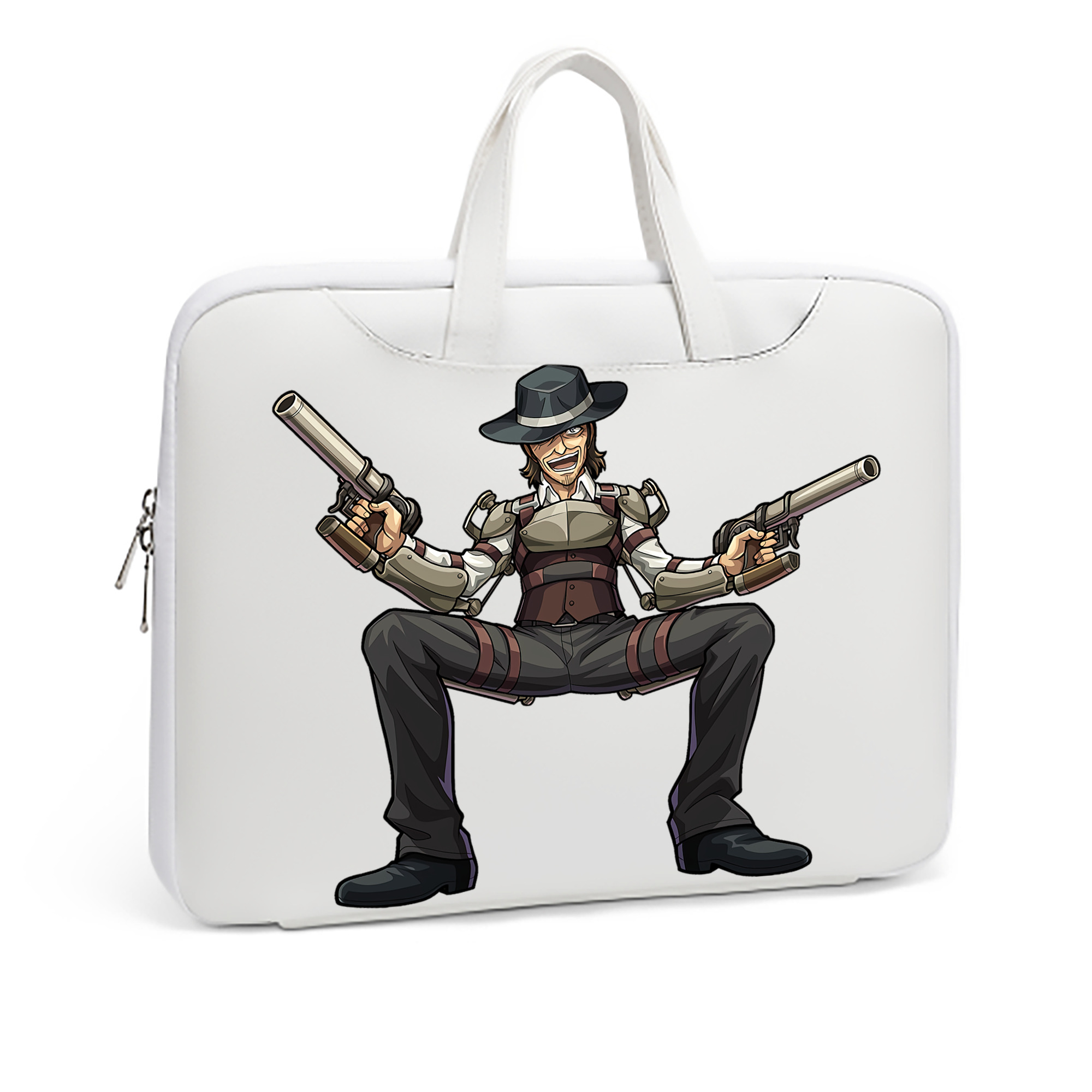 （画像用） 進撃の巨人 ケニー·アッカーマン Attack on Titan Kenny Ackerman レザーラップトップバッグ　ノートパソコンケース