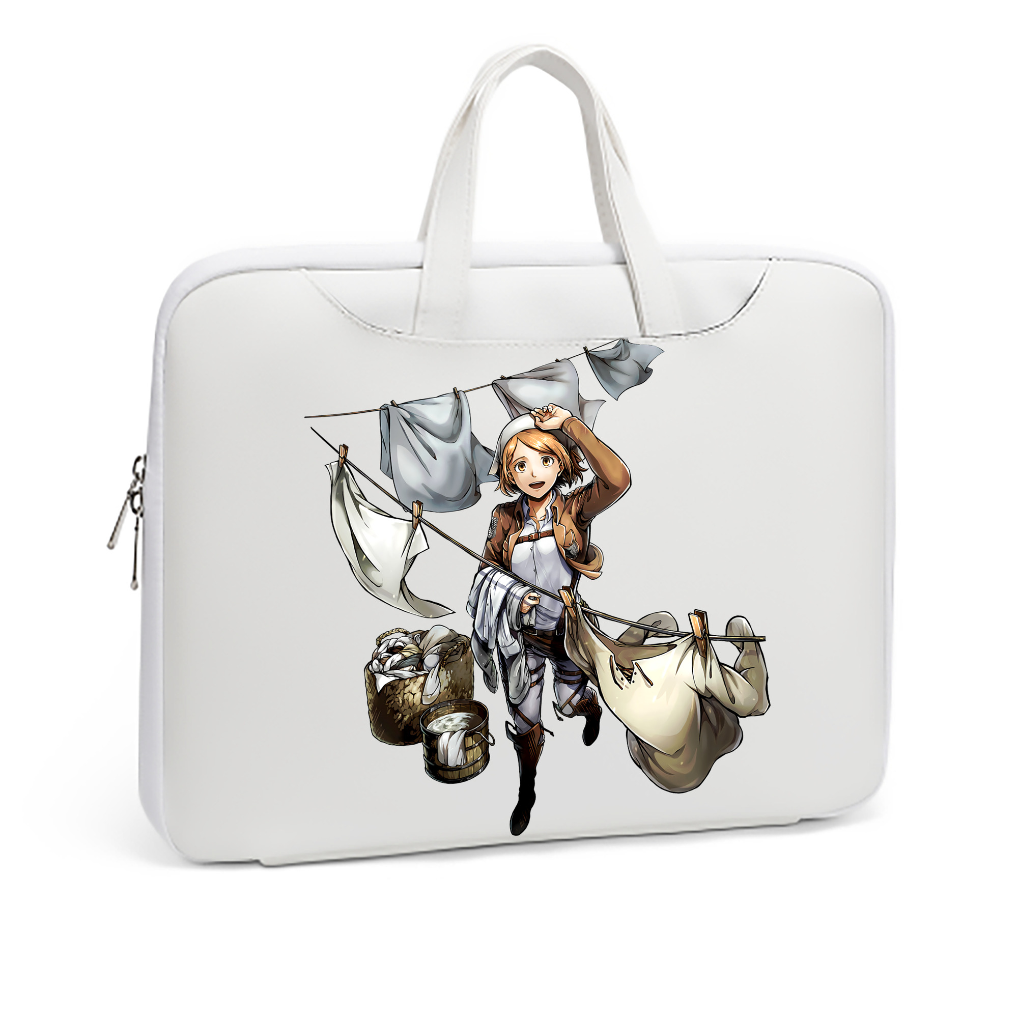 （画像用） 進撃の巨人 ペトラ·ラル Attack on Titan Petra Rall レザーラップトップバッグ　ノートパソコンケース