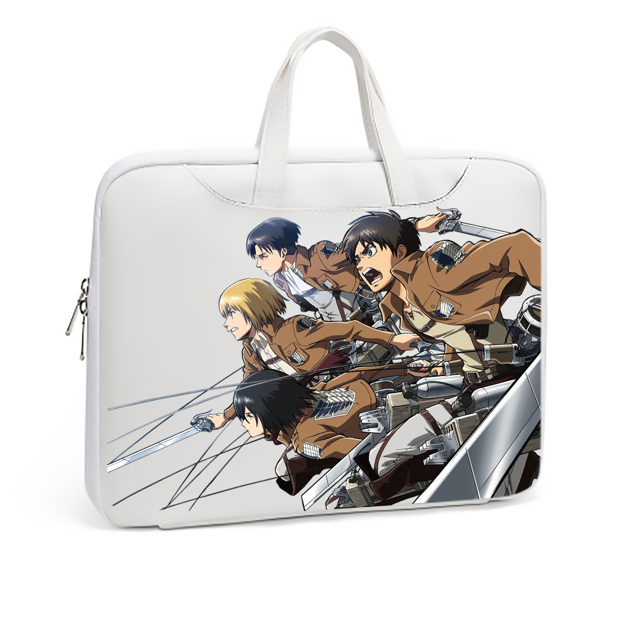 （画像用） 進撃の巨人 Attack on Titan レザーラップトップバッグ　ノートパソコンケース