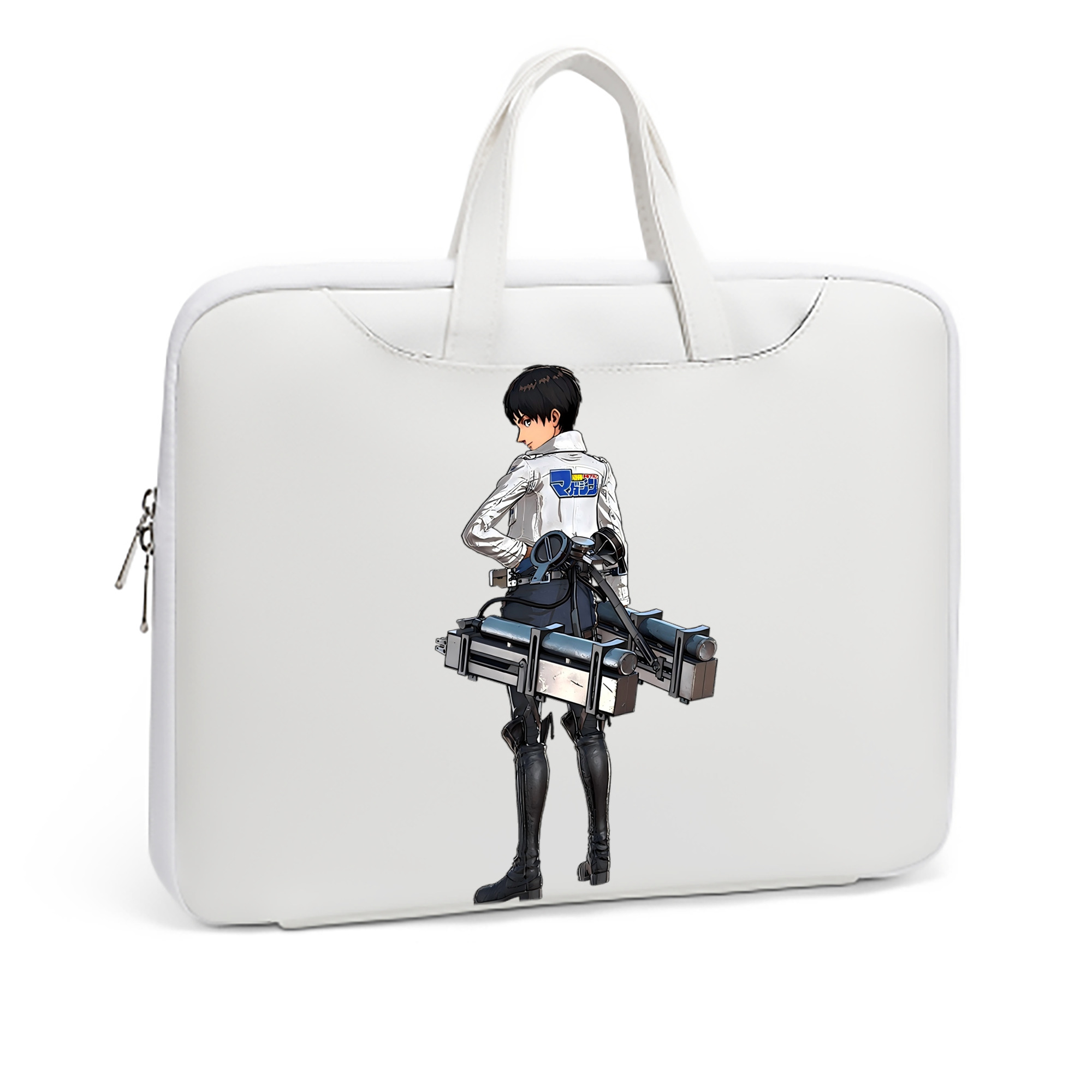 （画像用） 進撃の巨人 エレン･イェーガー Attack on Titan Eren Jäger レザーラップトップバッグ　ノートパソコンケース