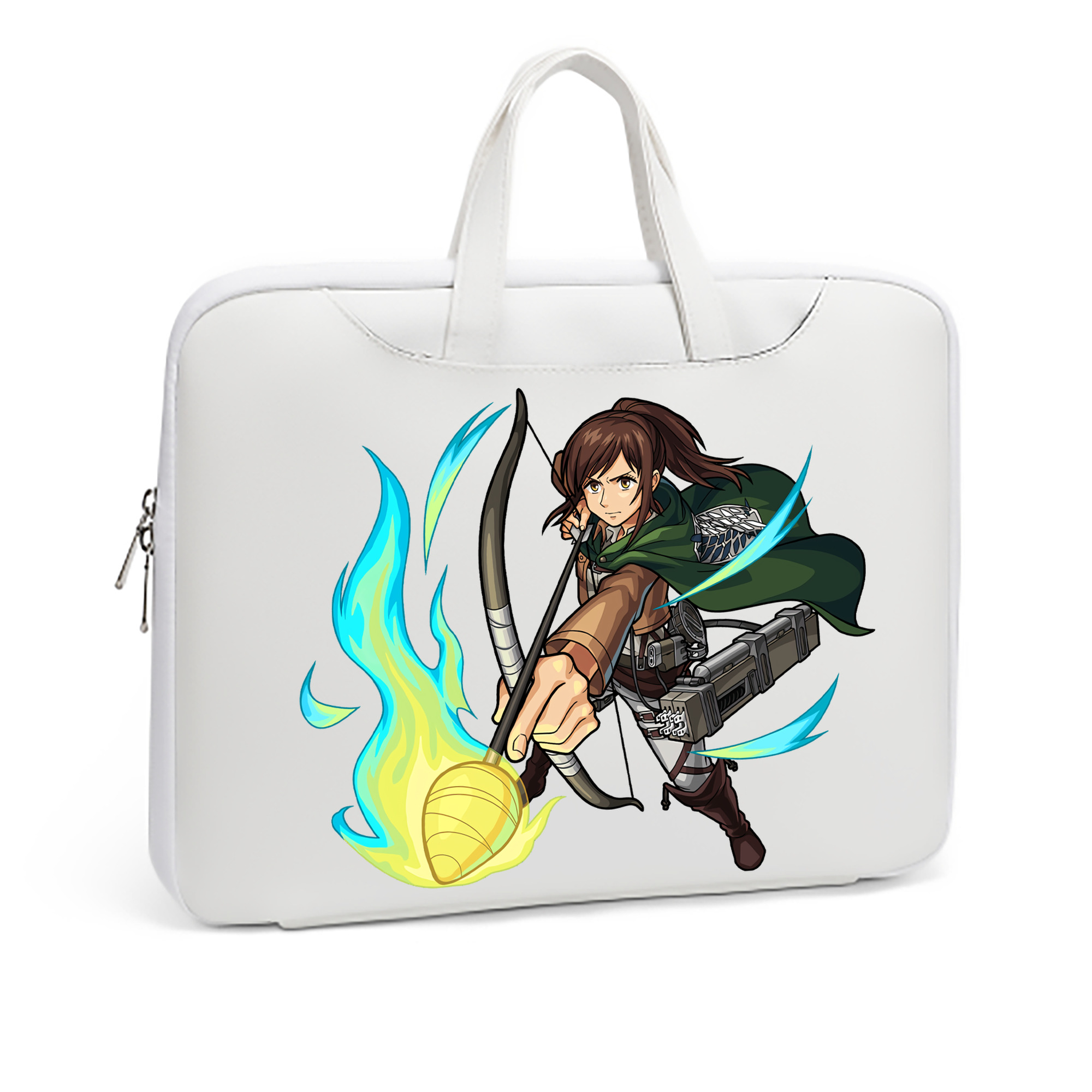（画像用） 進撃の巨人 サシャ·ブラウス Attack on Titan Sasha Blaus レザーラップトップバッグ　ノートパソコンケース