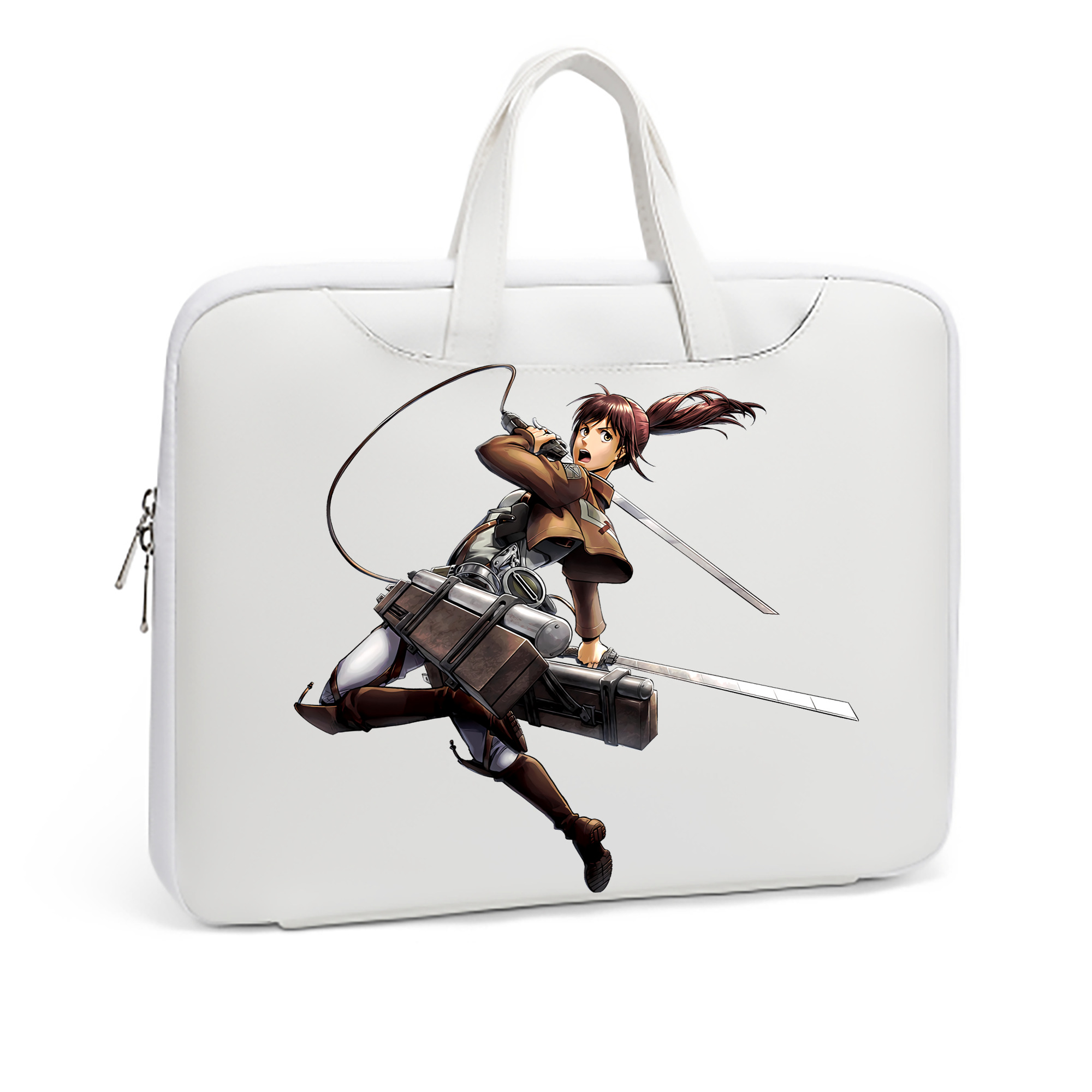 （画像用） 進撃の巨人 サシャ·ブラウス Attack on Titan Sasha Blaus レザーラップトップバッグ　ノートパソコンケース