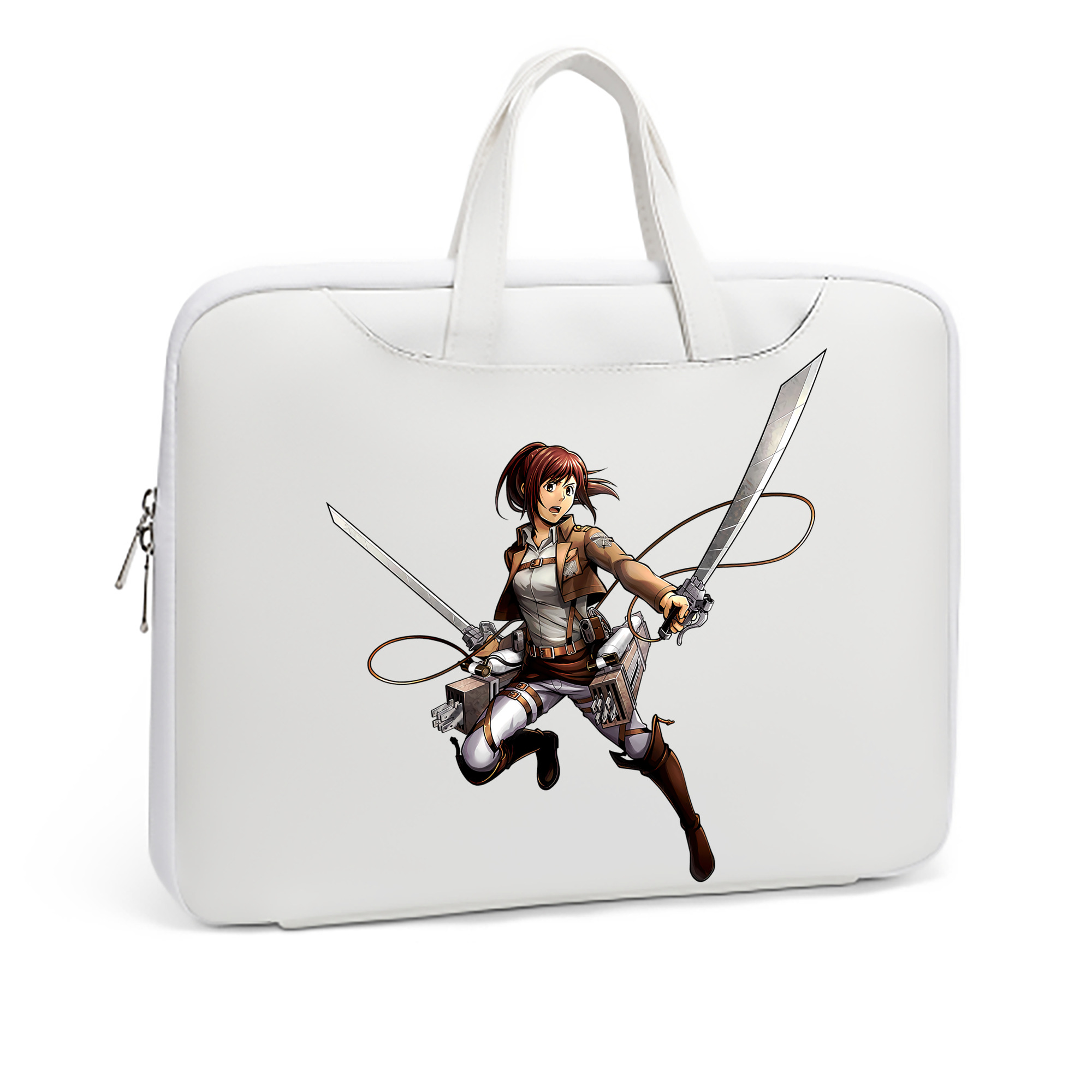 （画像用） 進撃の巨人 サシャ·ブラウス Attack on Titan Sasha Blaus レザーラップトップバッグ　ノートパソコンケース