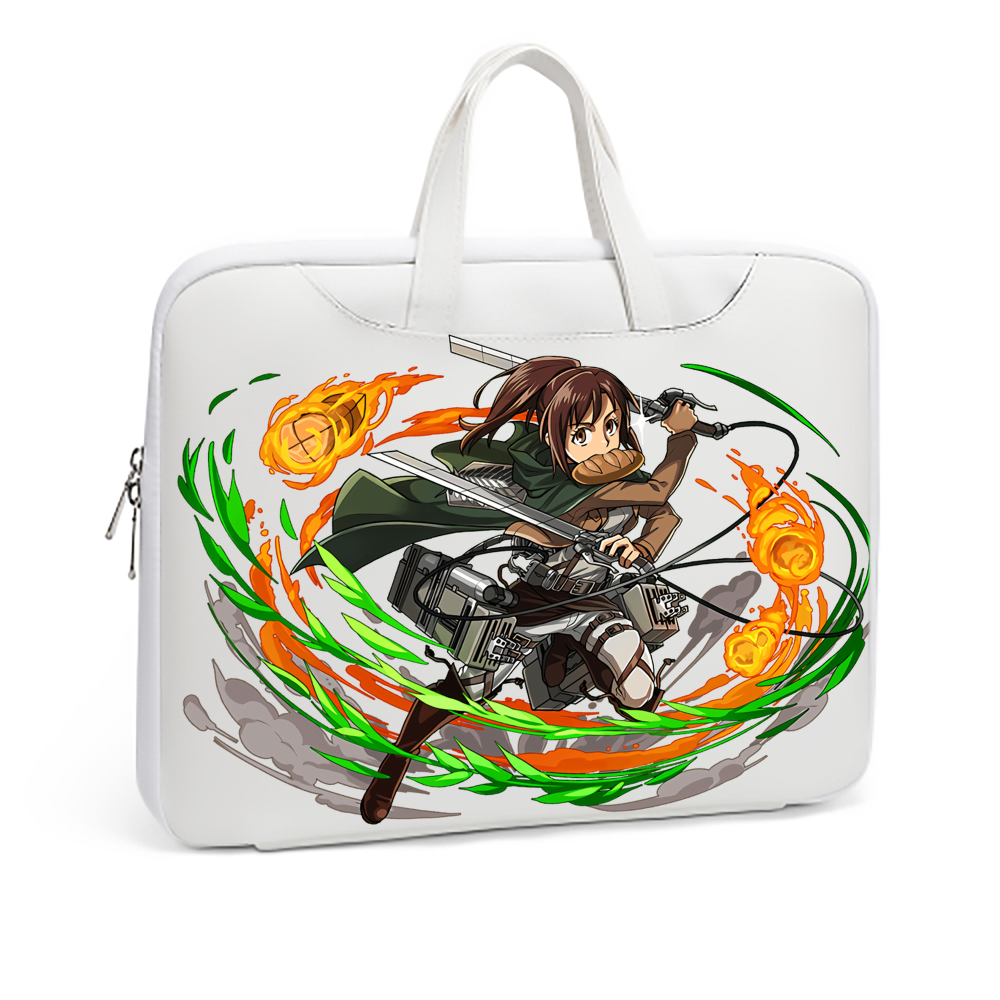 （画像用） 進撃の巨人 サシャ·ブラウス Attack on Titan Sasha Blaus レザーラップトップバッグ　ノートパソコンケース