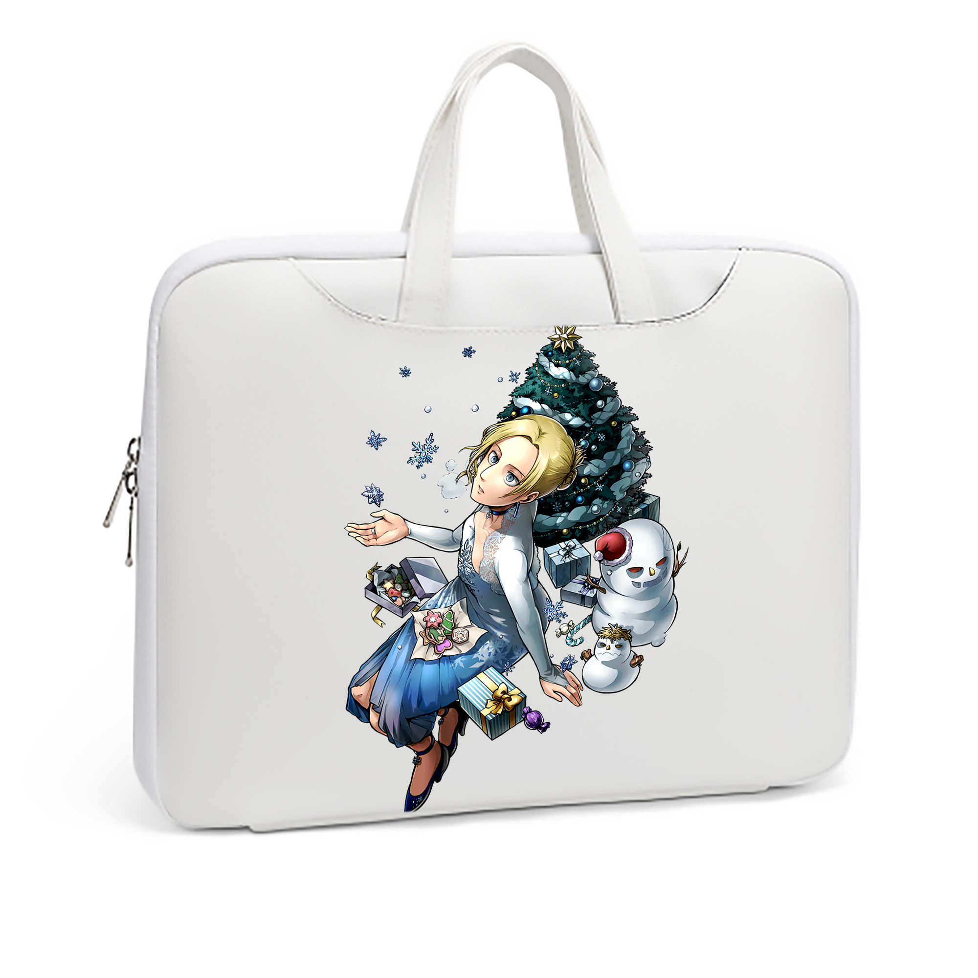 （画像用） 進撃の巨人 アニ・レオンハート Attack on Titan Annie Leonhart レザーラップトップバッグ　ノートパソコンケース