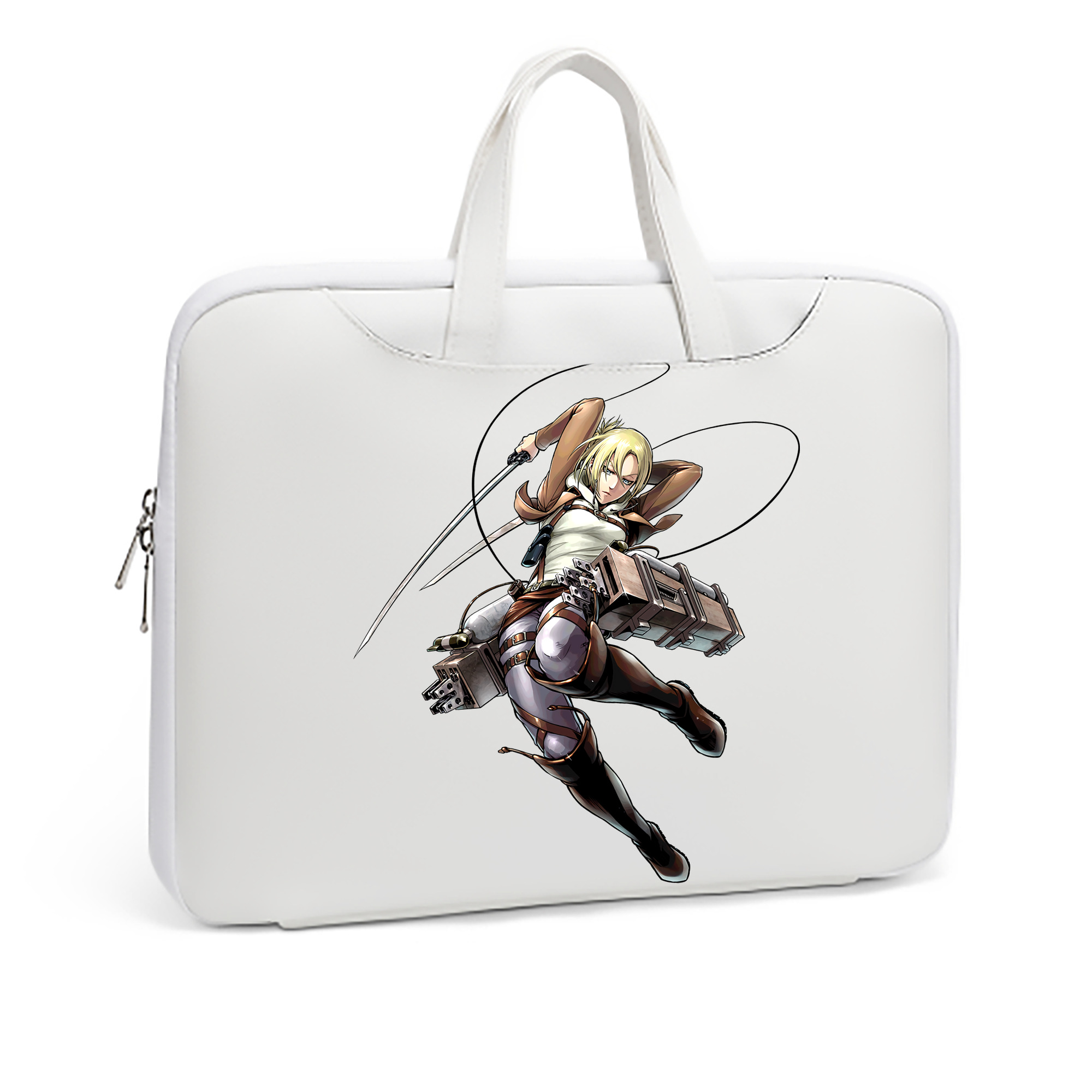 （画像用） 進撃の巨人 アニ・レオンハート Attack on Titan Annie Leonhart レザーラップトップバッグ　ノートパソコンケース